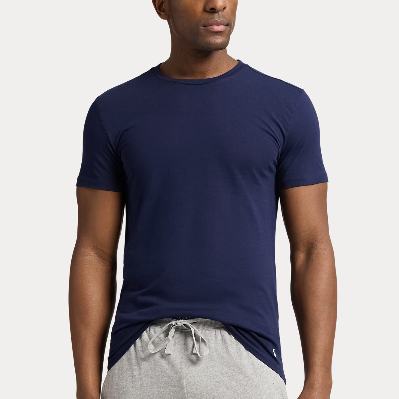 Polo Ralph Lauren 3-Pack S/S Crew Undershirt Navy / Barclay Heather / White - The Sporting Lodge