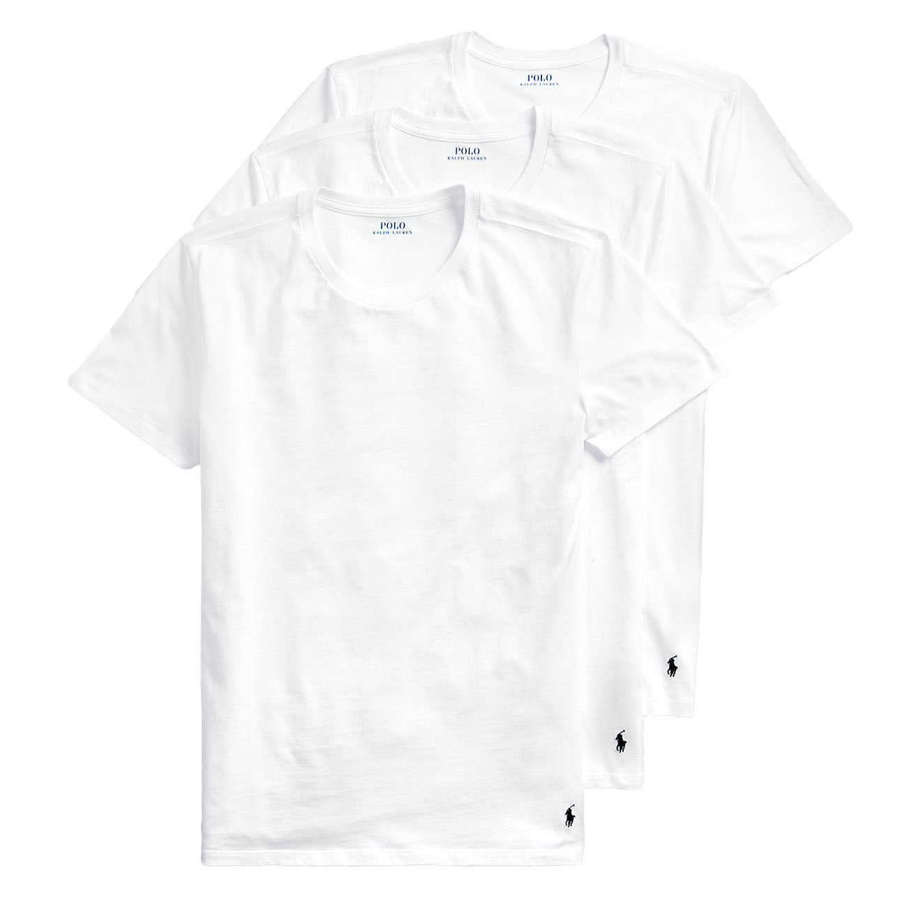 Polo Ralph Lauren 3-Pack S/S Crew Undershirt White - The Sporting Lodge