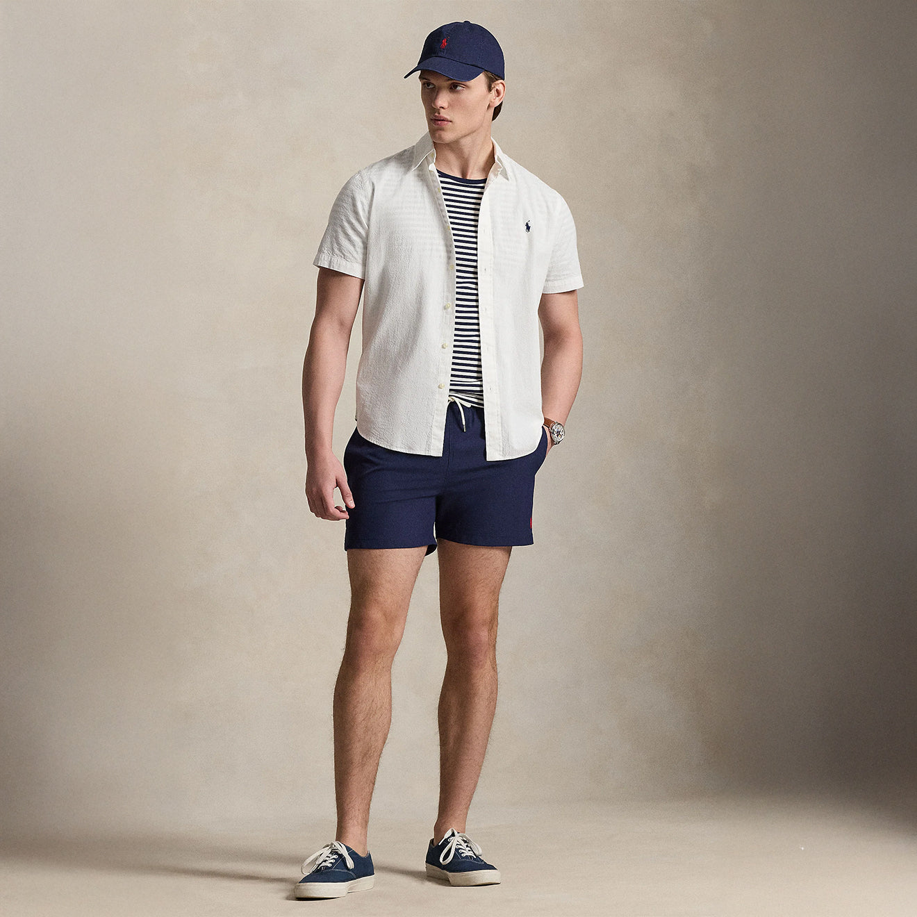 Polo Ralph Lauren 4.5-Inch Traveller Classic Swim Trunk Newport Navy - The Sporting Lodge