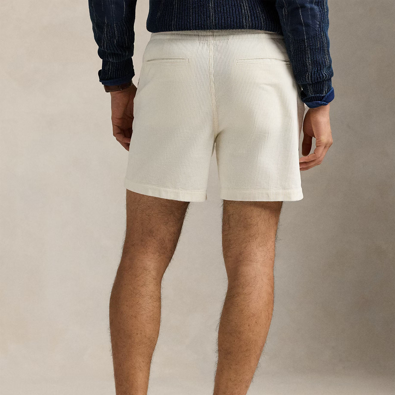 Polo Ralph Lauren 6 Inch Prepster Corduroy Short White - XL - The Sporting Lodge
