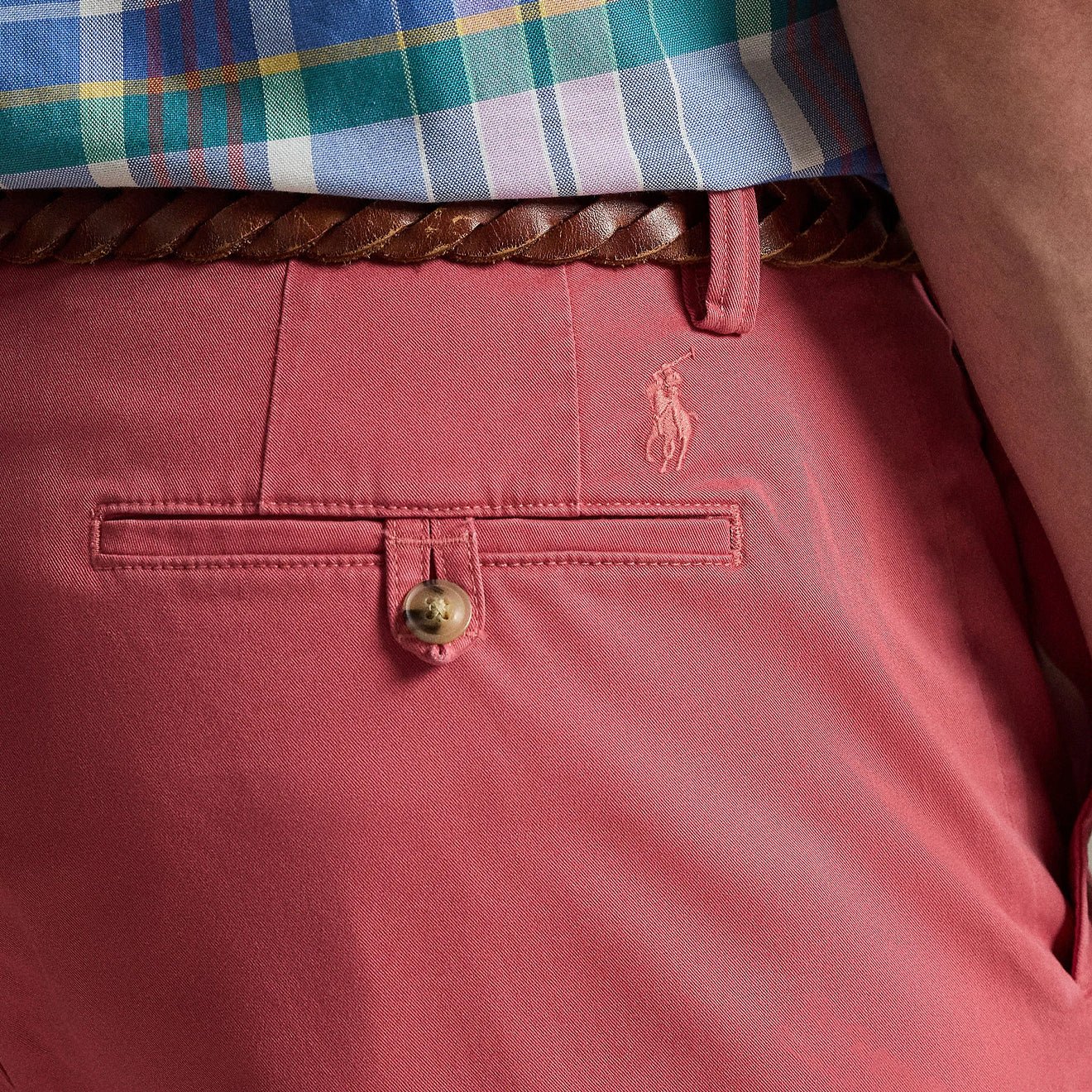 Polo Ralph Lauren 8 - Inch Stretch Straight Fit Chino Short Adirondack Berry