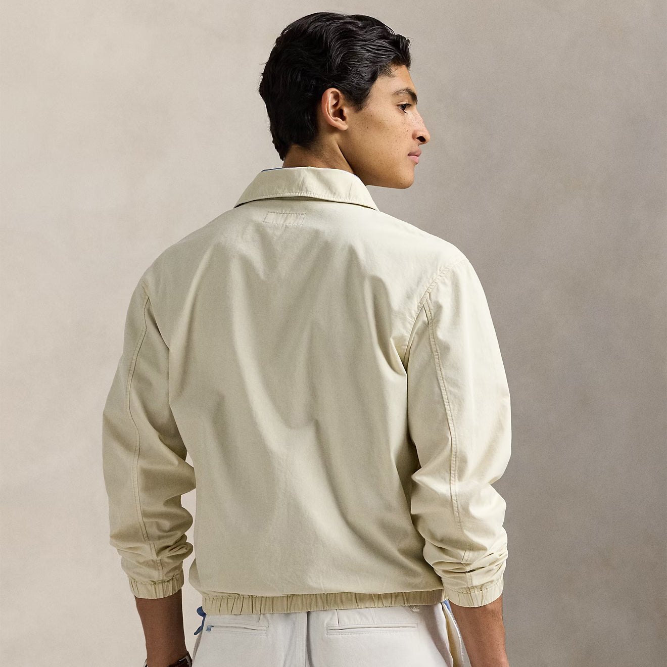 Polo Ralph Lauren Bayport Unlined Windbreaker Natural - The Sporting Lodge