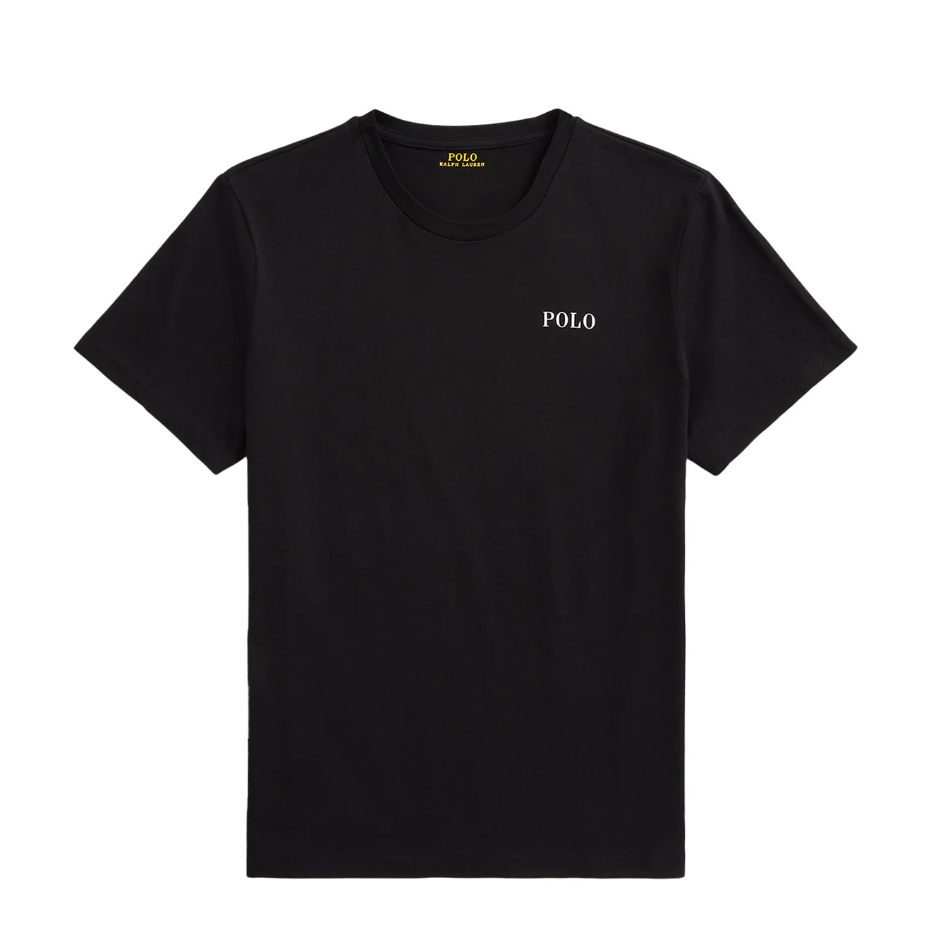 Polo Ralph Lauren Logo Cotton Jersey Sleep Shirt Polo Black Polo Tee - The Sporting Lodge