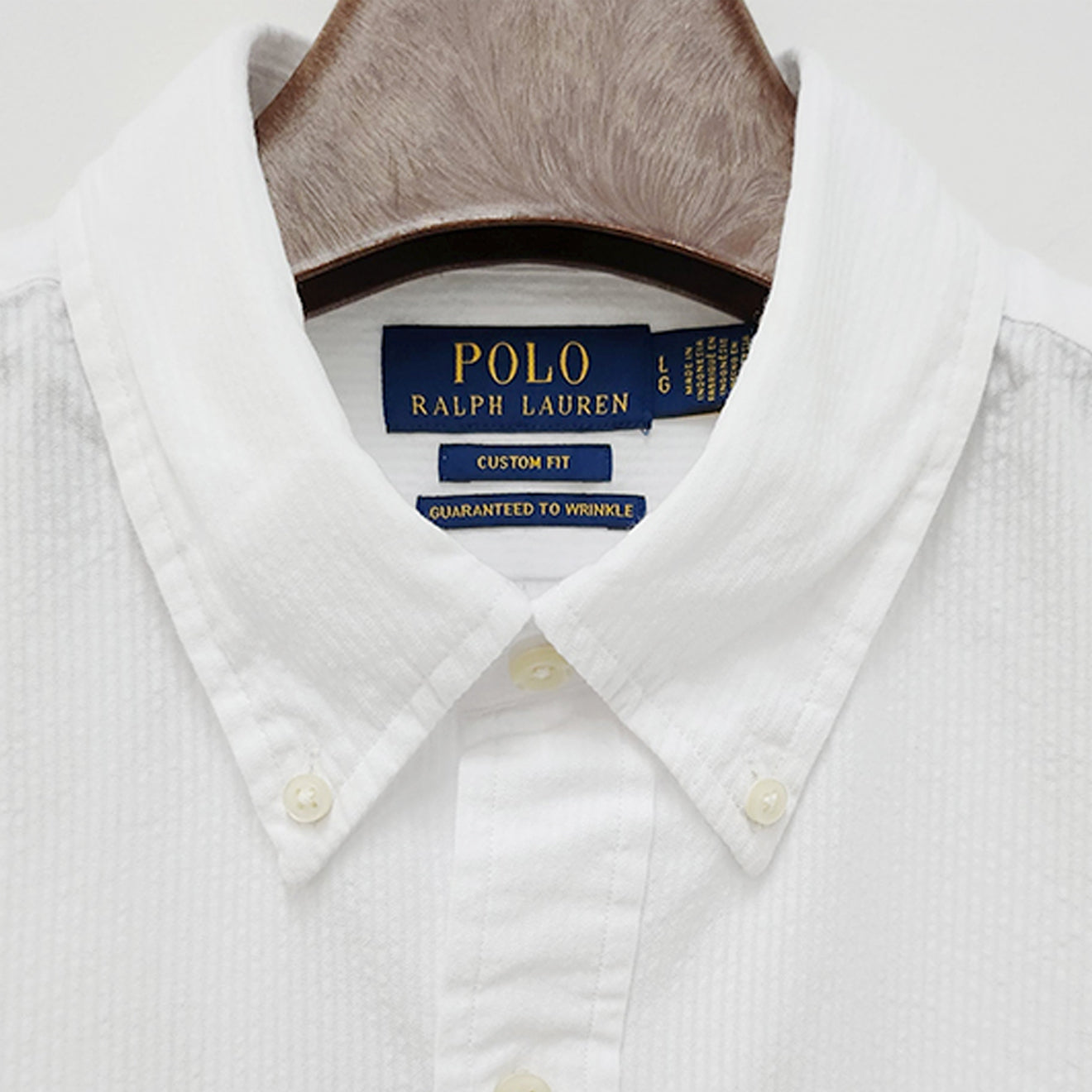 Polo Ralph Lauren Button Down Custom Fit Shirt White - The Sporting Lodge