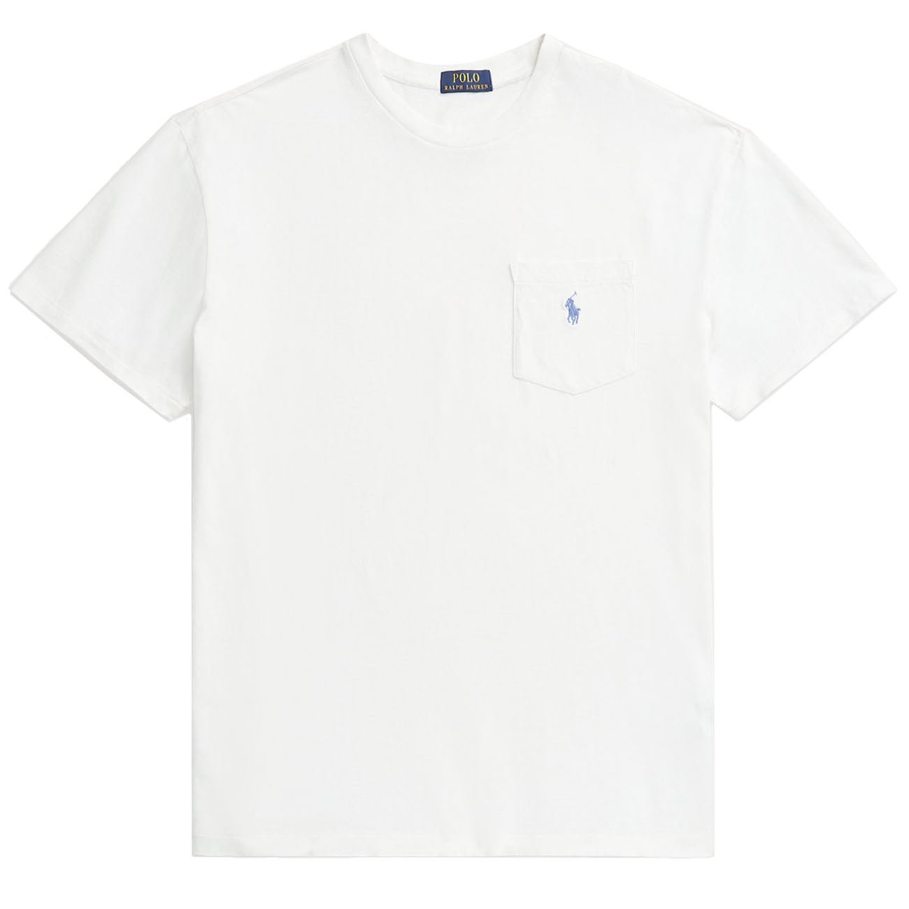 Polo Ralph Lauren Classic Fit Cotton - Linen Pocket T-Shirt Ceramic White - The Sporting Lodge