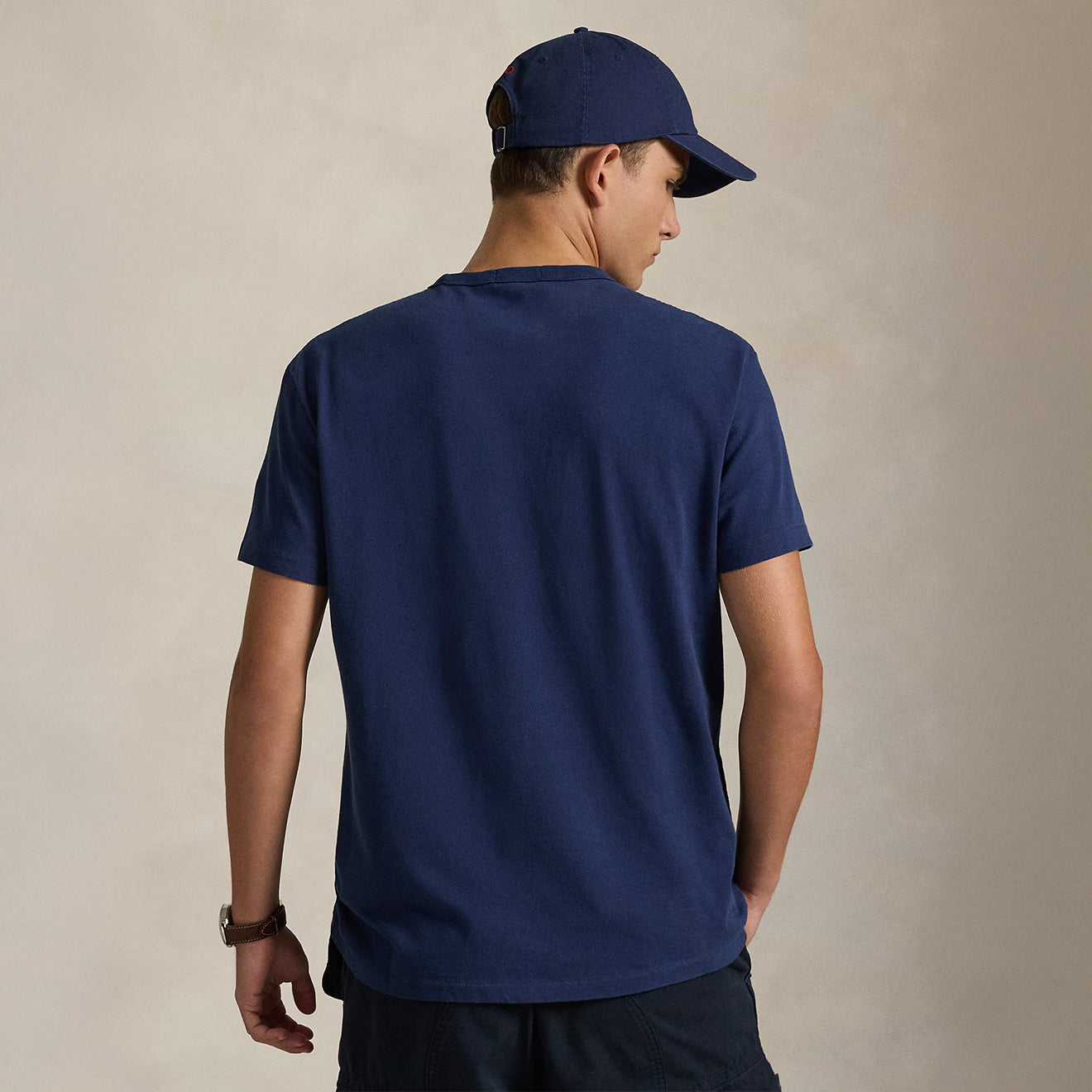 Polo Ralph Lauren Classic Fit Jersey Crewneck T-Shirt Cruise Navy - The Sporting Lodge