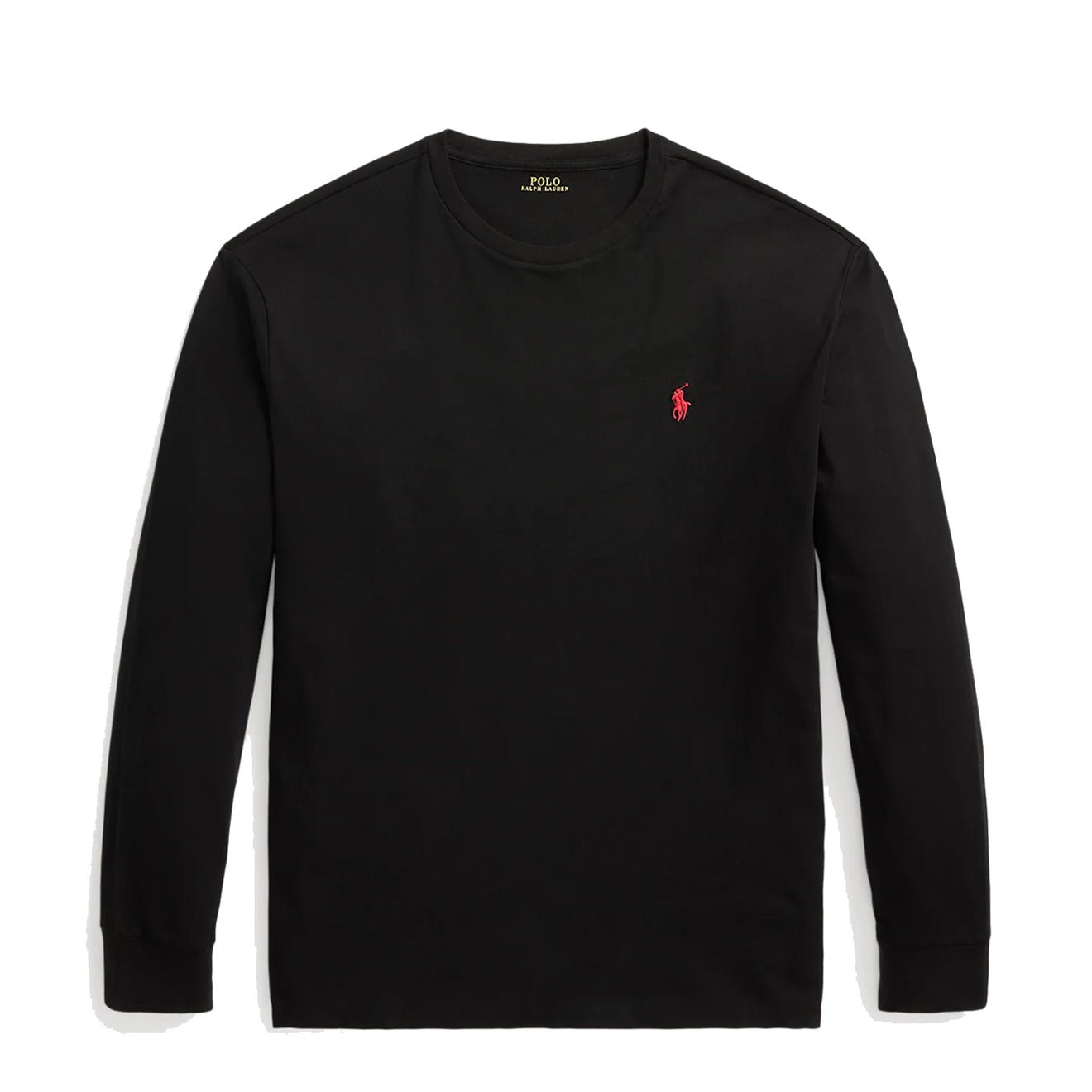 Polo Ralph Lauren Classic Fit Jersey LS T-Shirt Polo Black - The Sporting Lodge