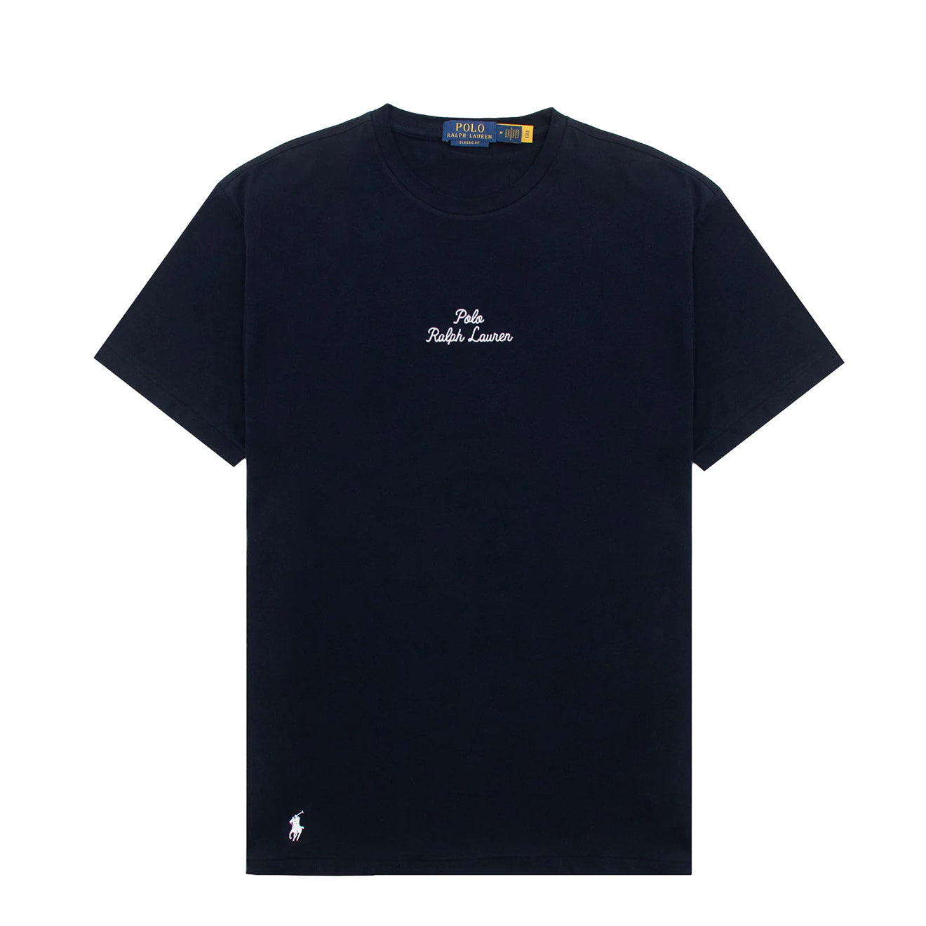 Polo Ralph Lauren Classic Fit Script Logo T-Shirt Aviator Navy - The Sporting Lodge