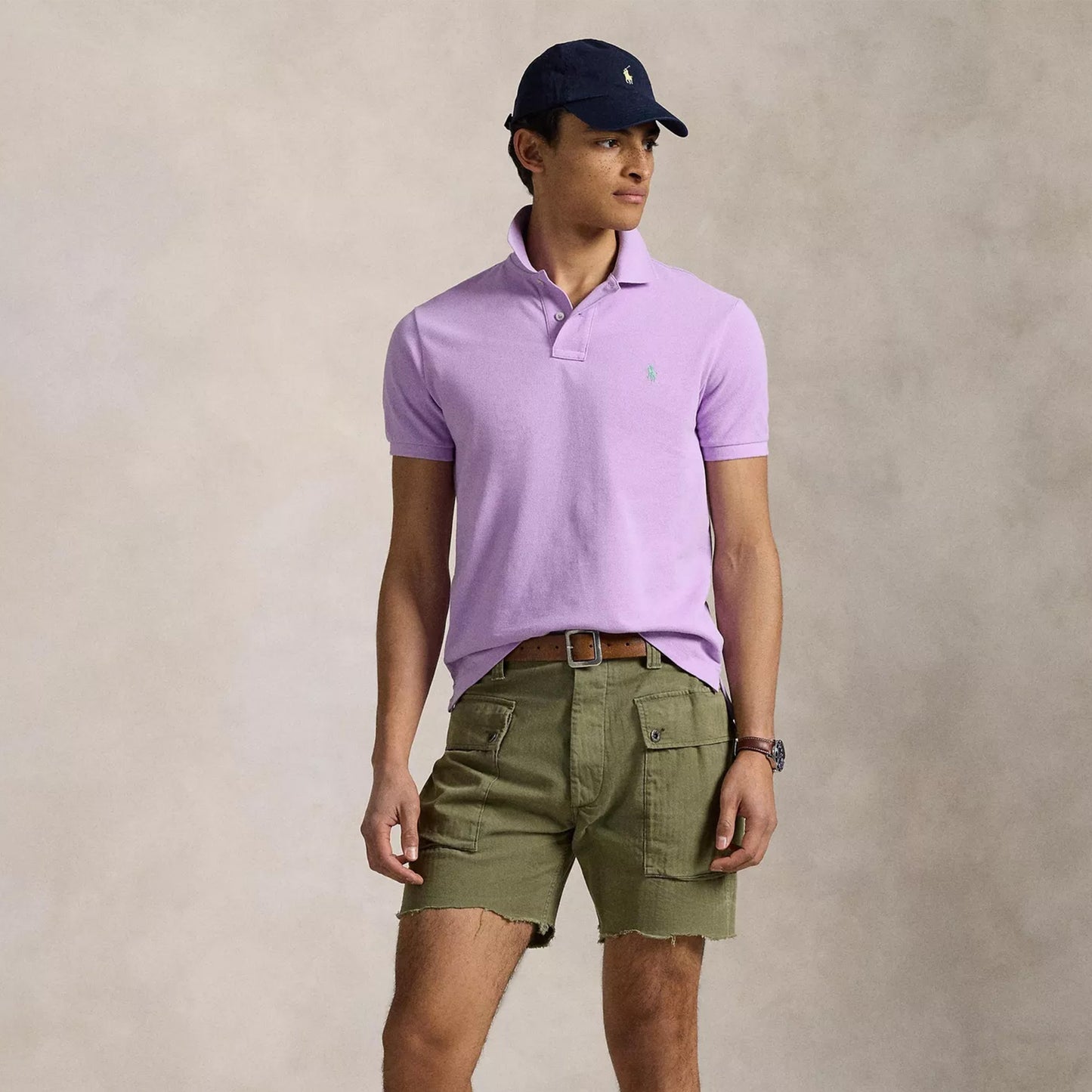 Polo Ralph Lauren Classic S/S Polo Light Lilac - The Sporting Lodge