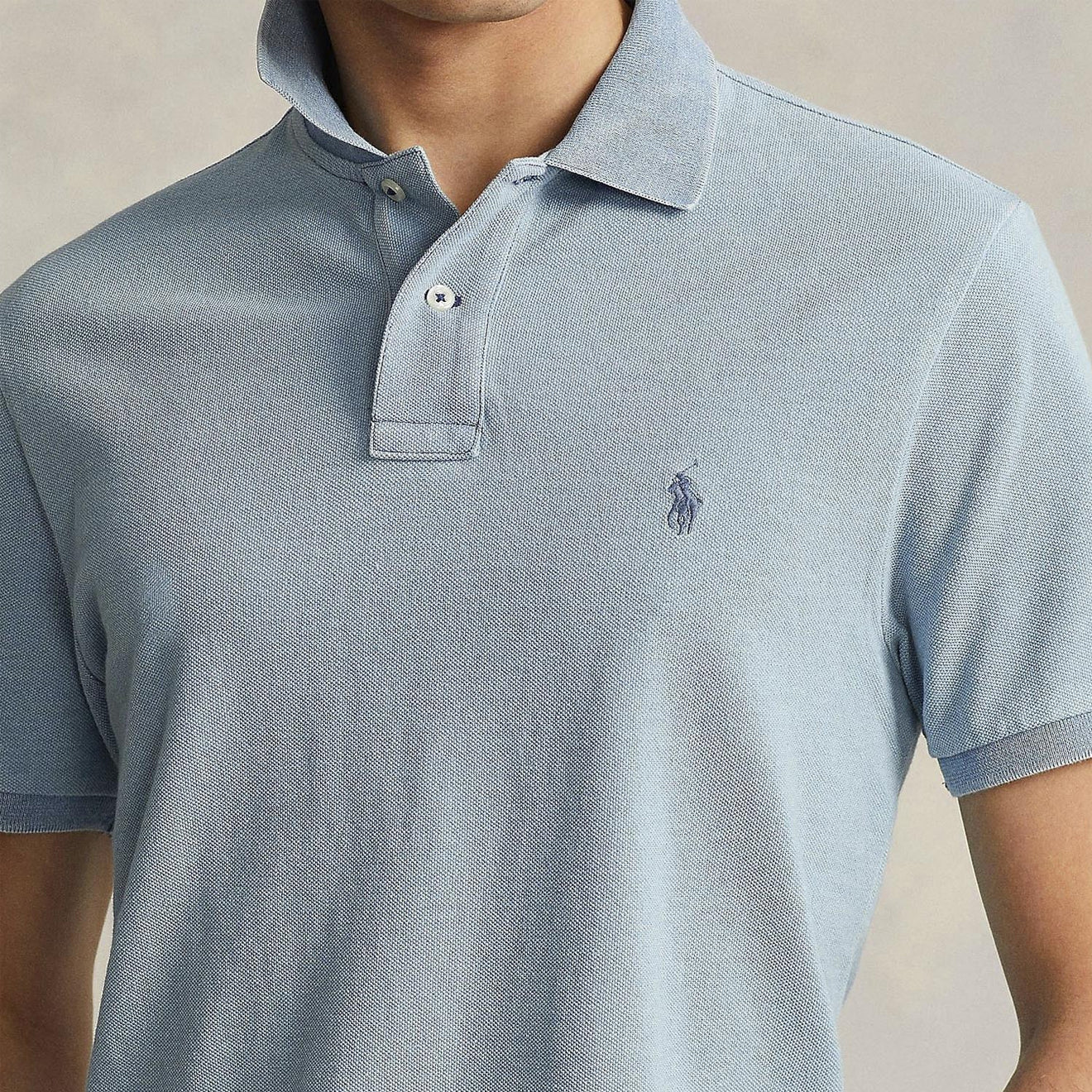 Polo Ralph Lauren The Iconic Mesh Polo Shirt Light Lilac - The Sporting Lodge