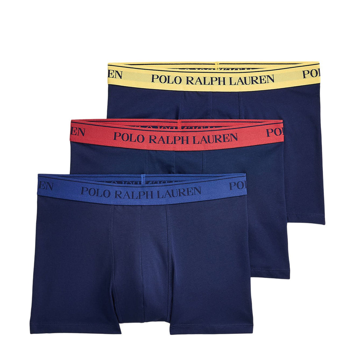 Polo Ralph Lauren Classic Stretch Cotton Boxer 3 Pack Navy / Chilli / Black