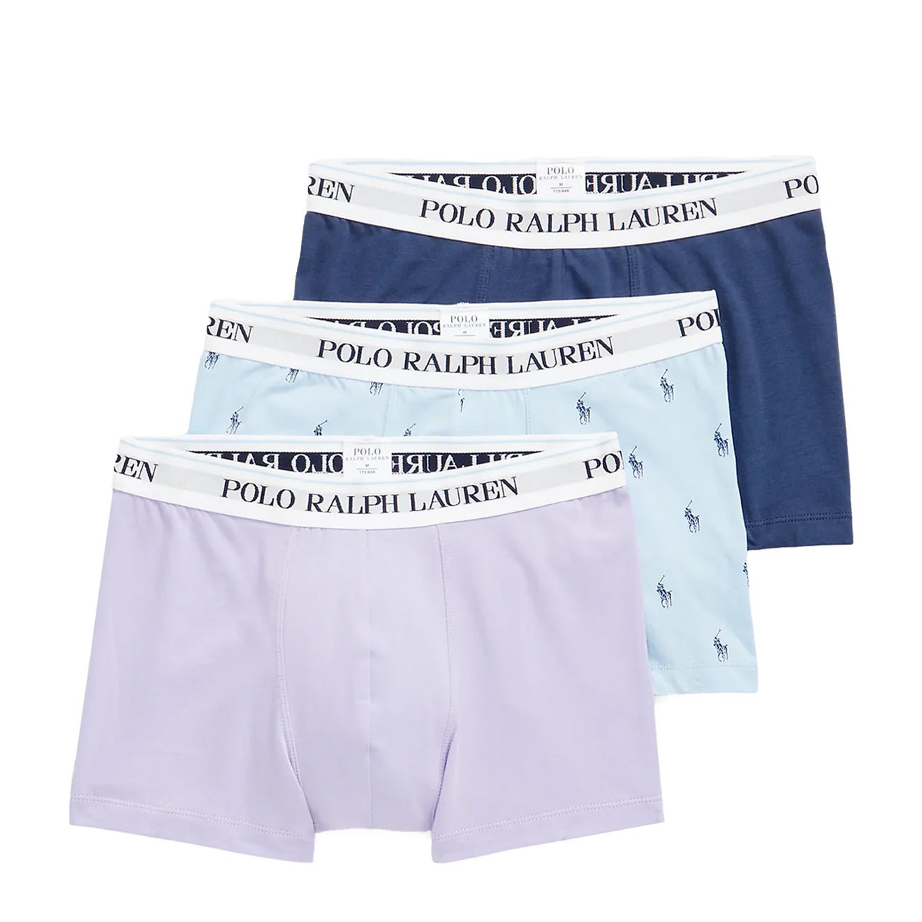Polo Ralph Lauren Classic Trunk 3-Pack Lavender / Elt Blue / Light Navy - The Sporting Lodge