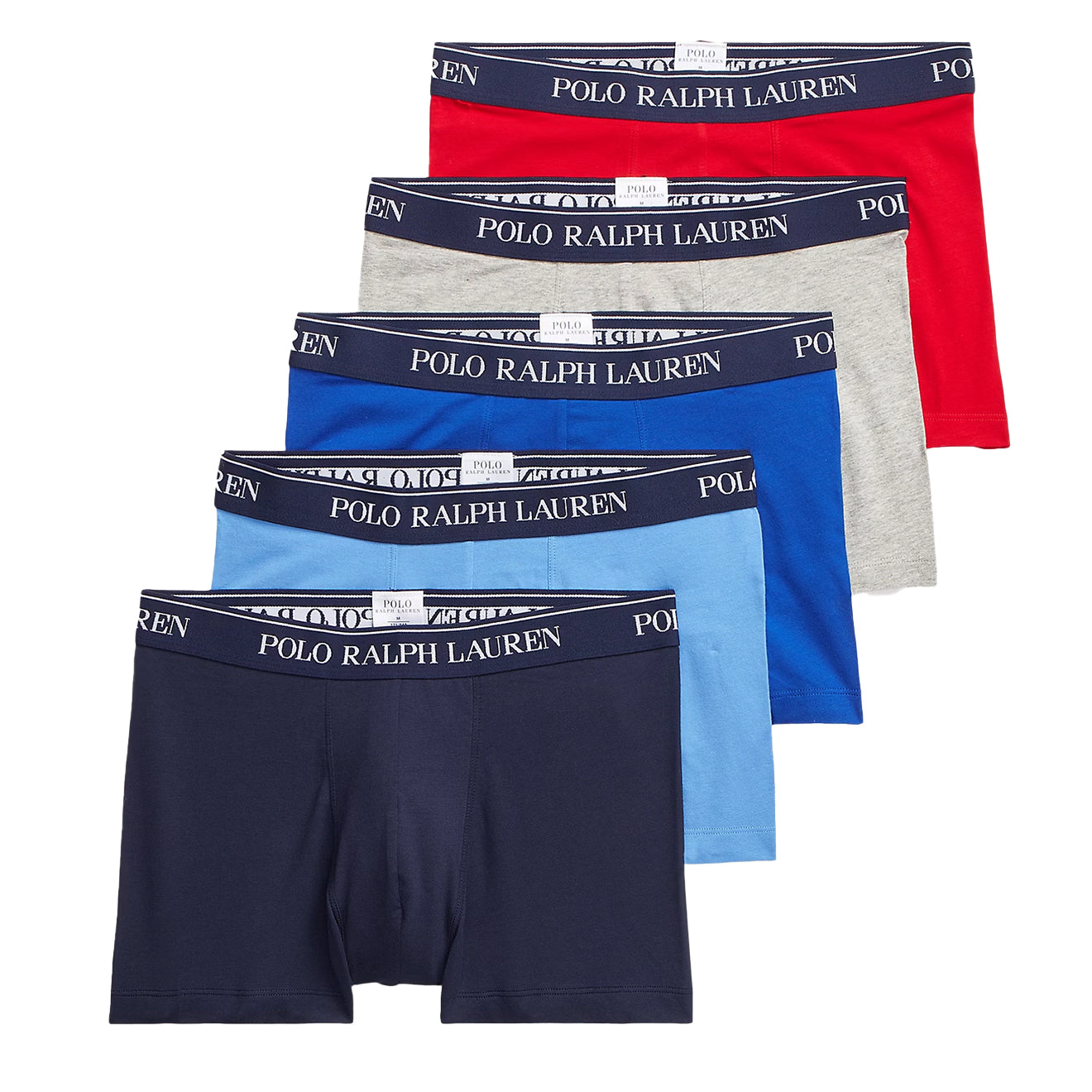 Polo Ralph Lauren Classic Trunk 5-Pack Red/Grey/Royal/Blue/Navy - The Sporting Lodge
