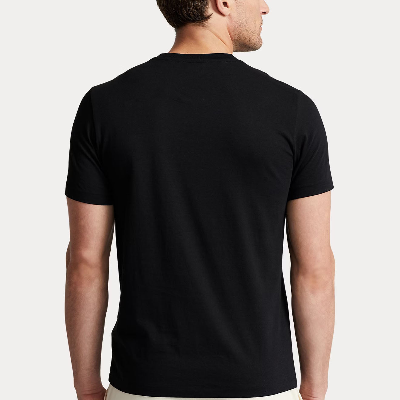 Polo Ralph Lauren Cotton Jersey Sleep Shirt Black - The Sporting Lodge