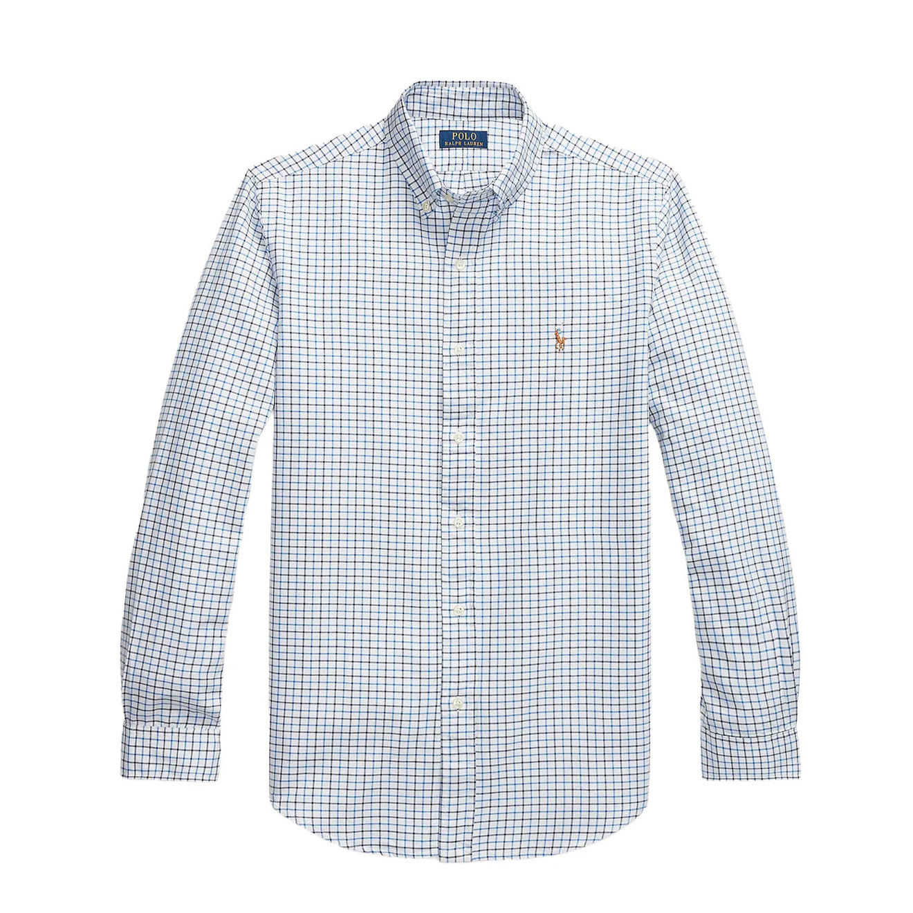 Polo Ralph Lauren Custom Fit Check Shirt White / Blue Multi - The Sporting Lodge
