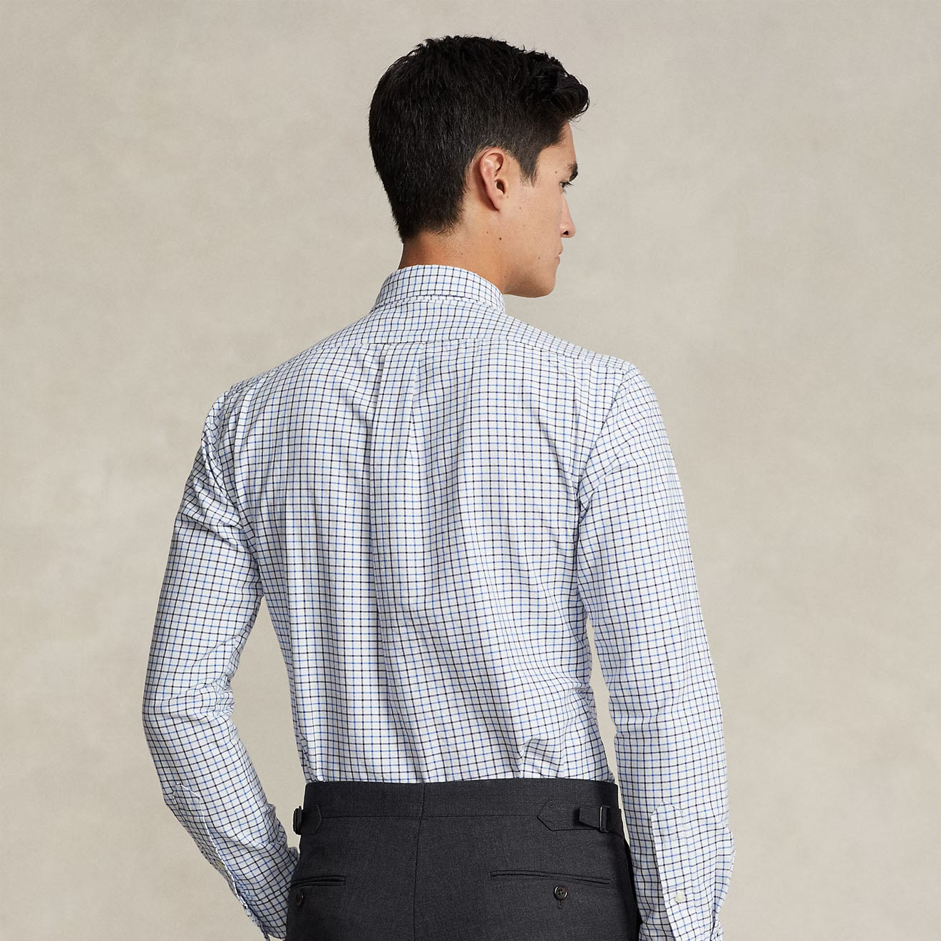 Polo Ralph Lauren Custom Fit Check Shirt White / Blue Multi - The Sporting Lodge