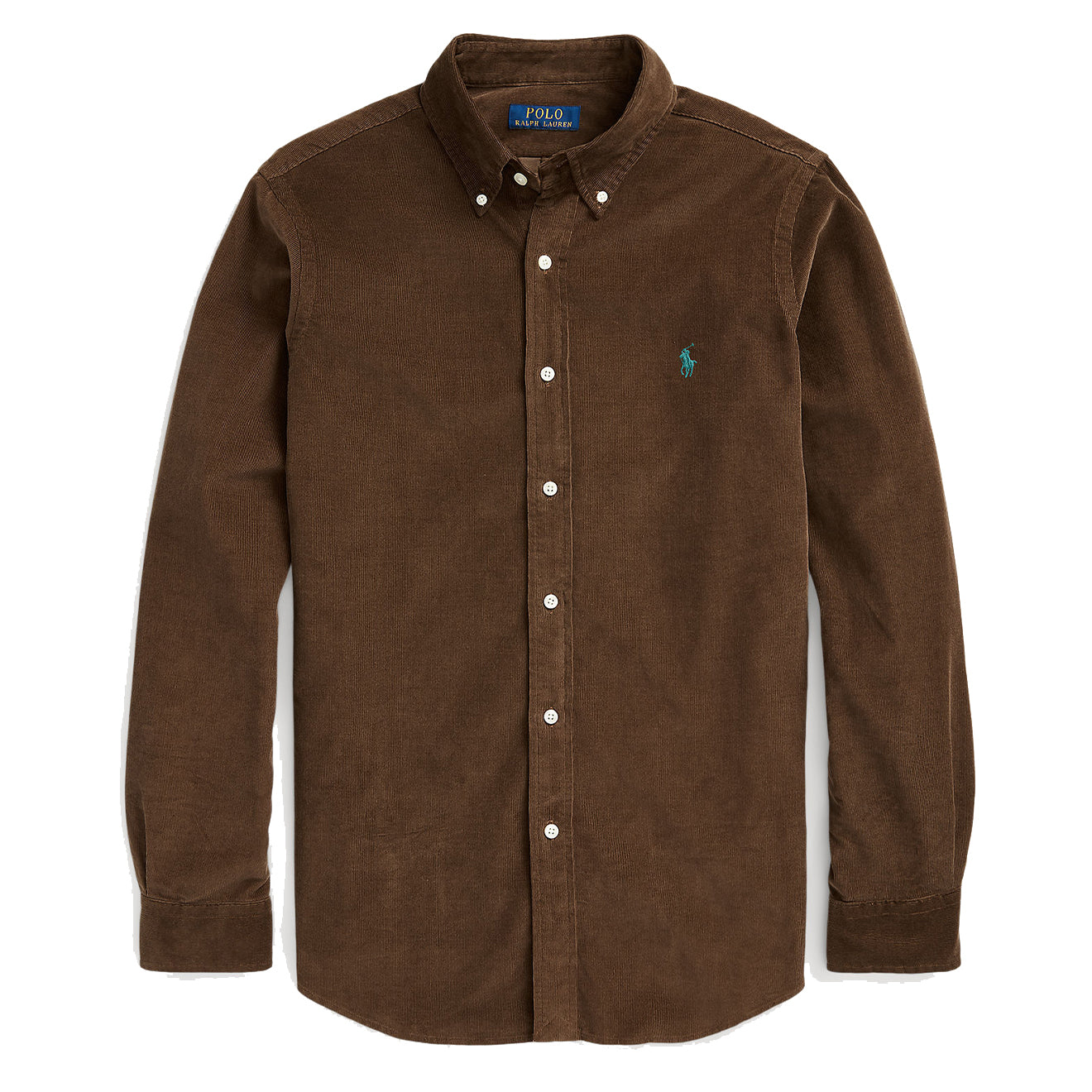 Polo Ralph Lauren Custom Fit Corduroy Shirt Chocolate Mousse - The Sporting Lodge