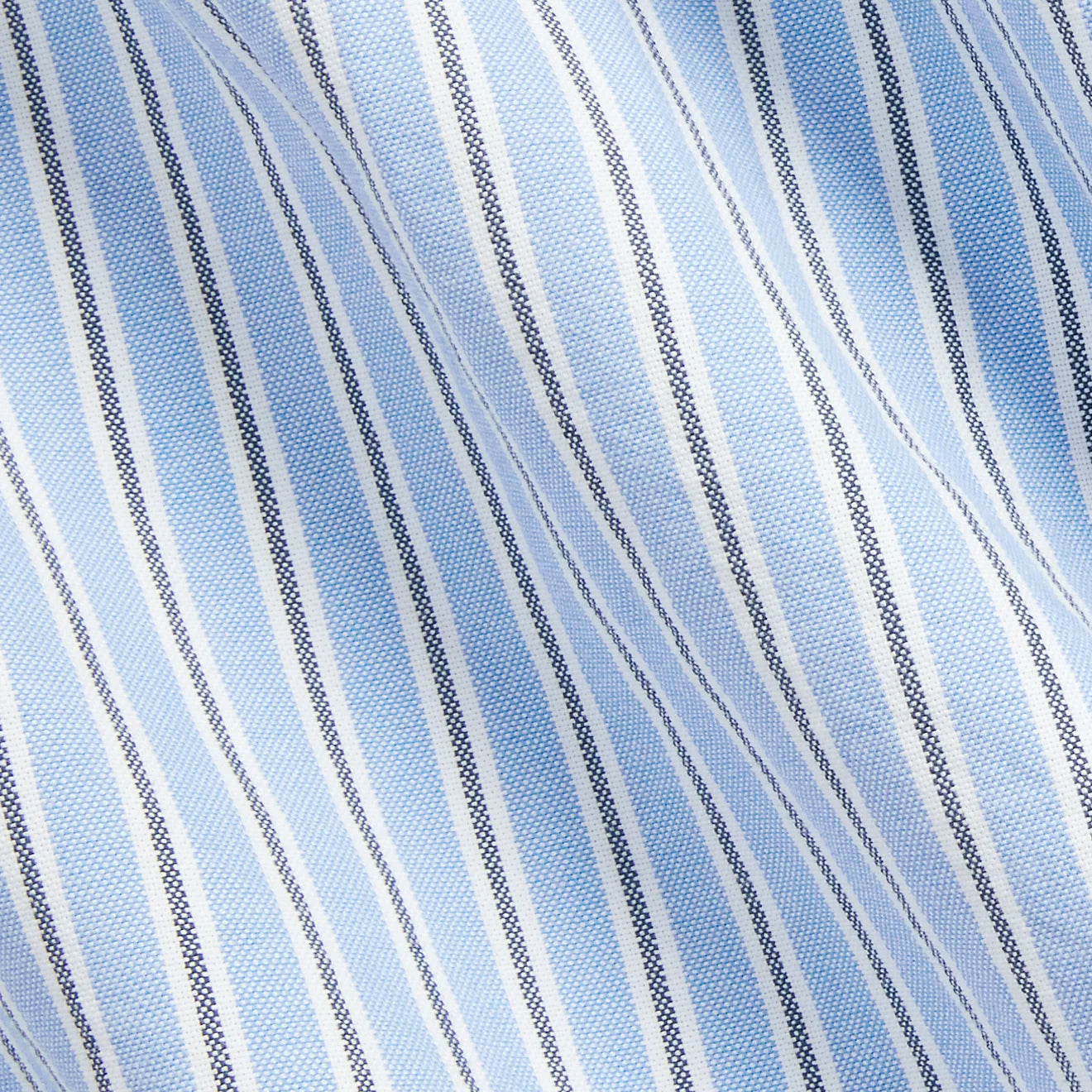 Polo Ralph Lauren Custom Fit Striped Oxford Shirt Blue/White Multi - The Sporting Lodge