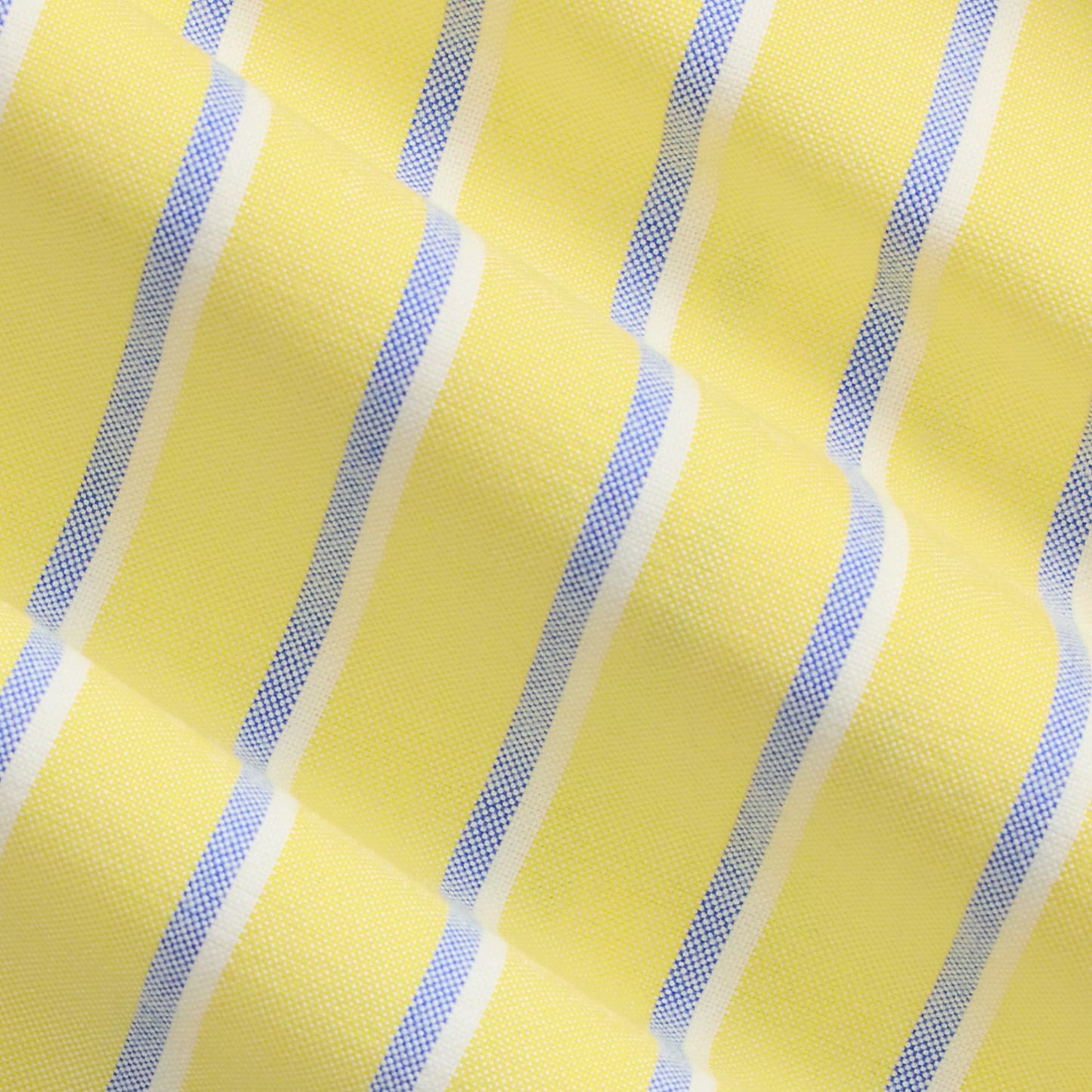 Polo Ralph Lauren Custom Fit Striped Oxford Shirt Blue / Yellow - The Sporting Lodge