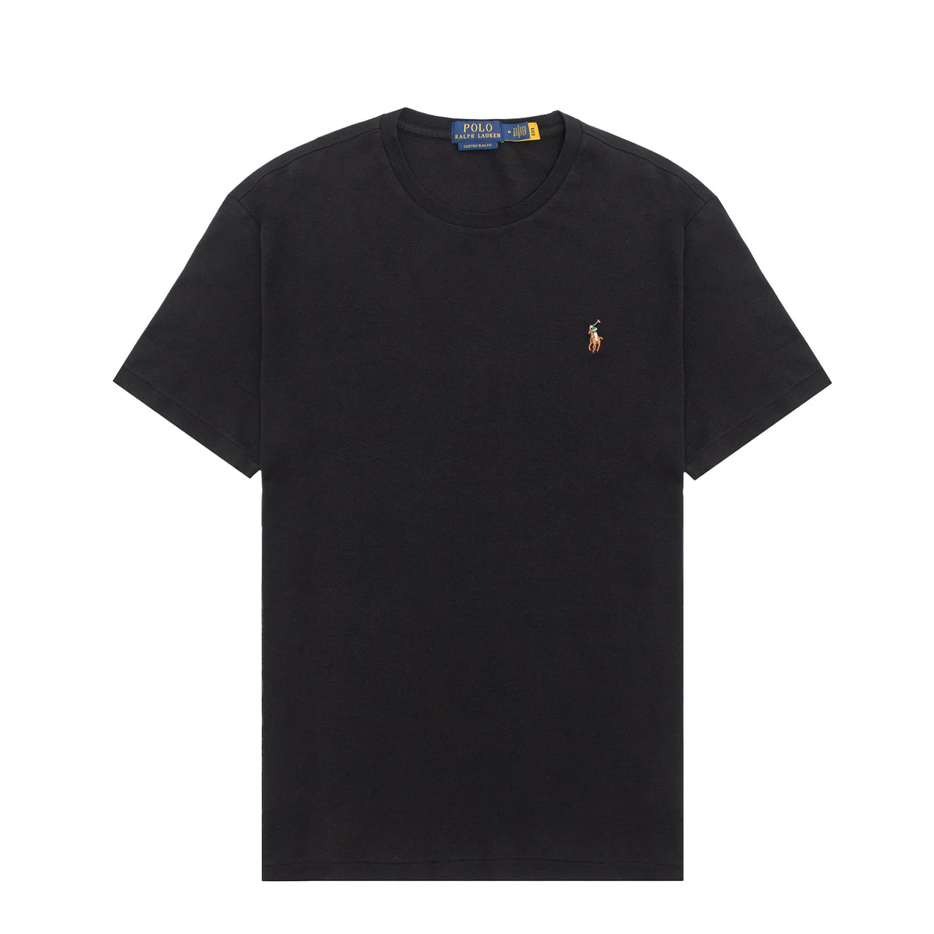 Polo Ralph Lauren Custom Slim Fit Soft Cotton T-Shirt Black - The Sporting Lodge