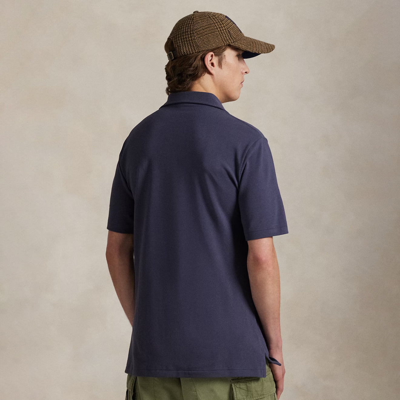 Polo Ralph Lauren Custom Slim Polo Bear Mesh Polo Shirt Faded Blue Heritage Bear - The Sporting Lodge