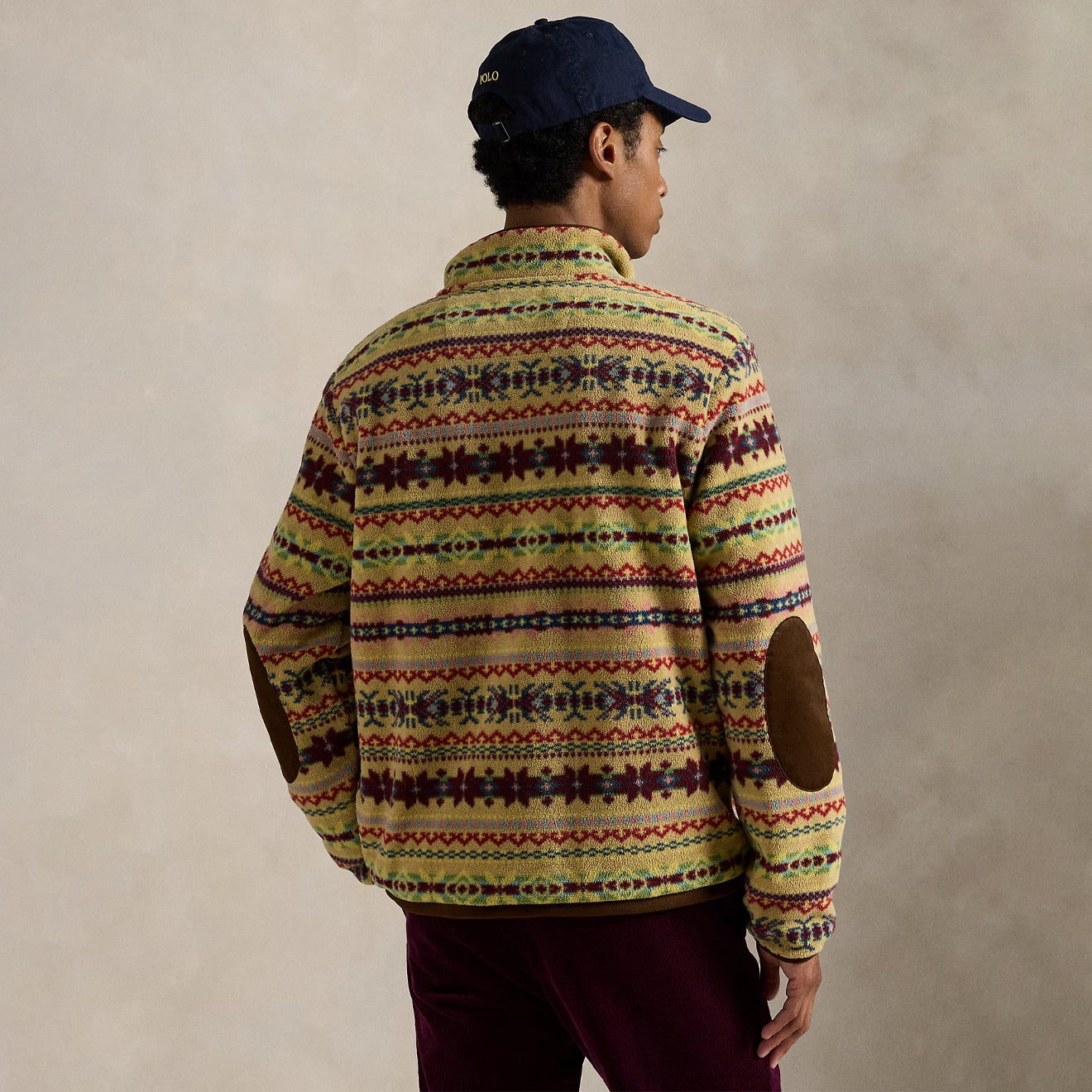 Polo Ralph Lauren Fair Isle-Inspired Fleece Pullover Camel Combo
