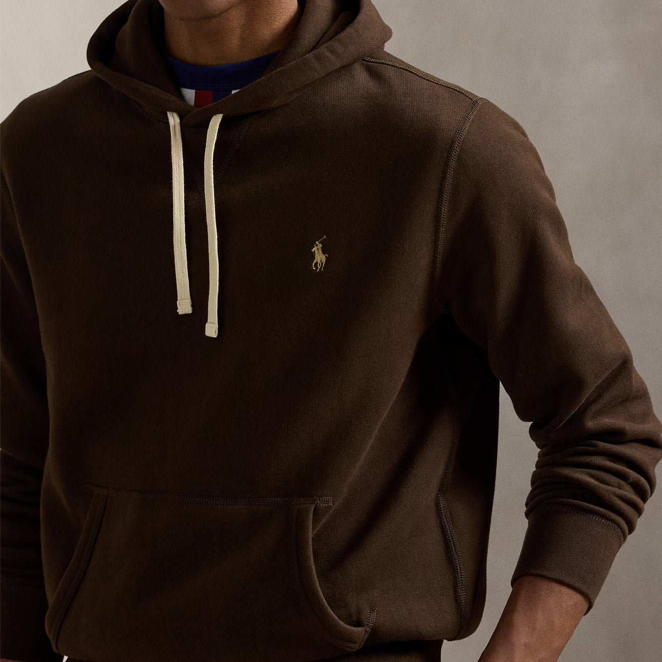 Polo Ralph Lauren Fleece Hooded Sweat Nutmeg Brown - The Sporting Lodge