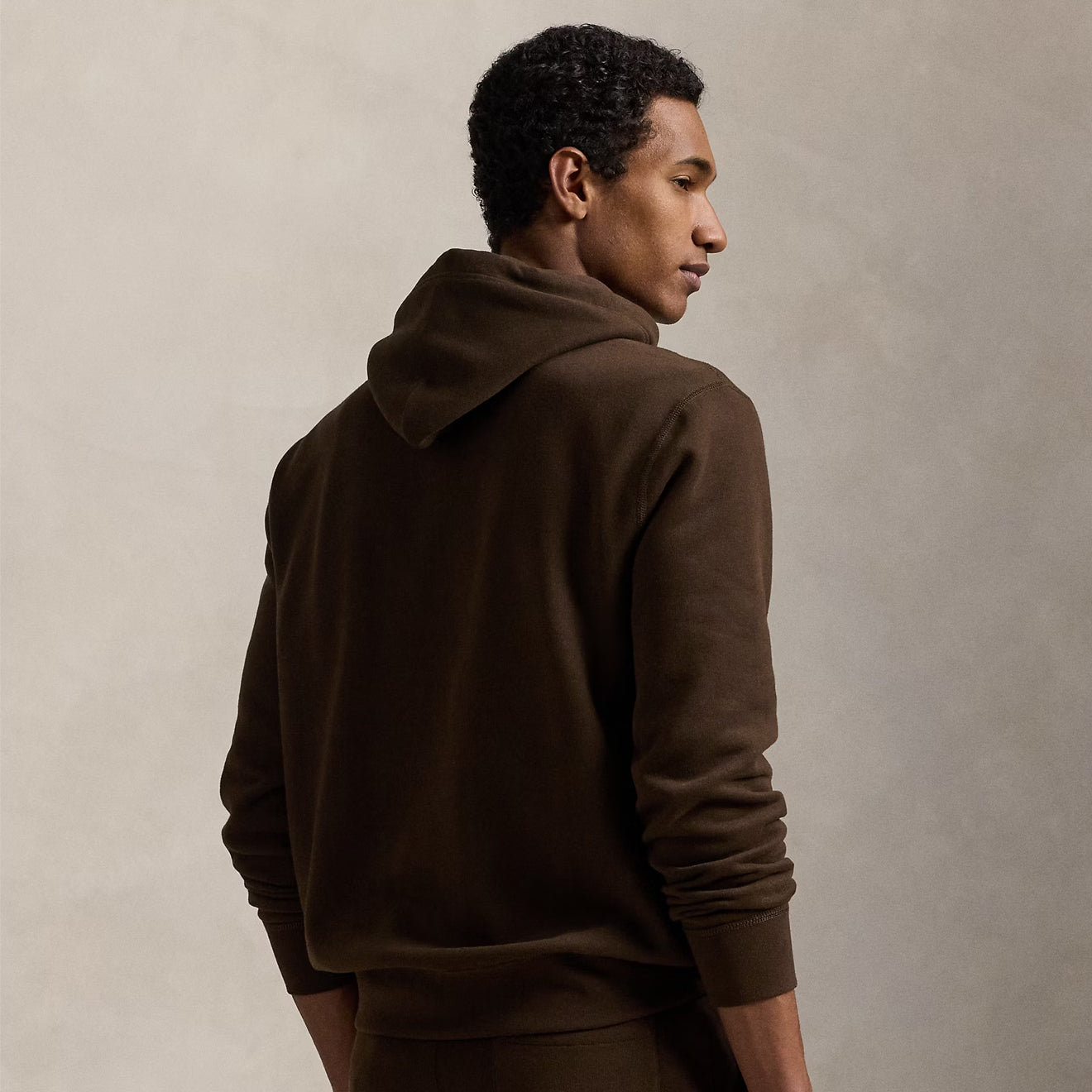 Polo Ralph Lauren Fleece Hooded Sweat Nutmeg Brown - The Sporting Lodge
