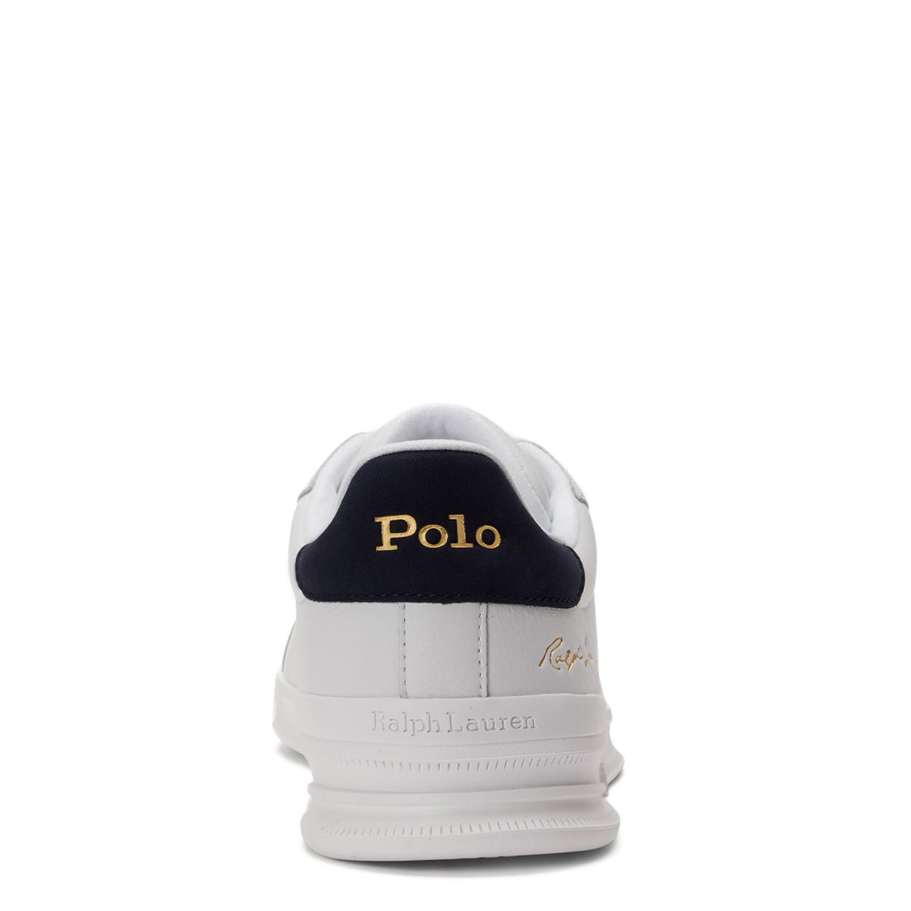 Polo Ralph Lauren Heritage Court II Leather Trainer White / Hunter Navy