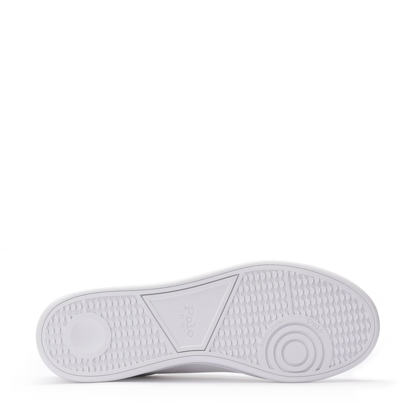 Polo Ralph Lauren Heritage Court II Leather Trainer White / New Forest