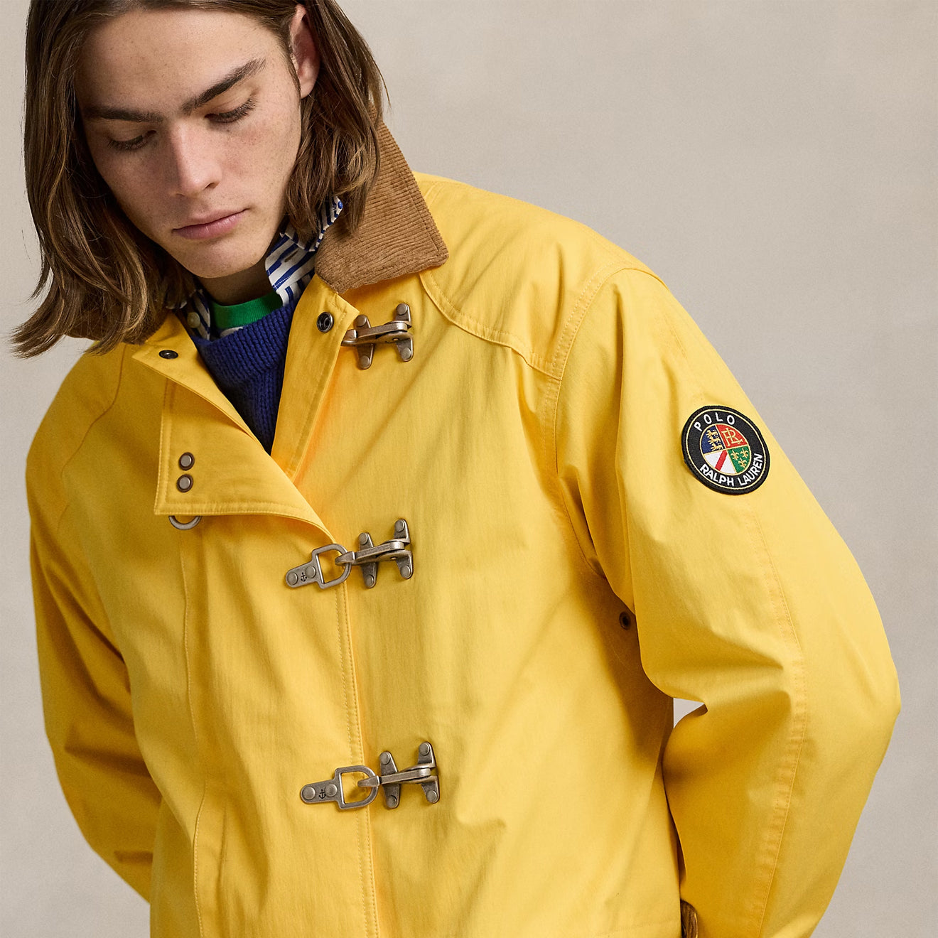 Polo Ralph Lauren Lined Coat Racing Yellow - The Sporting Lodge