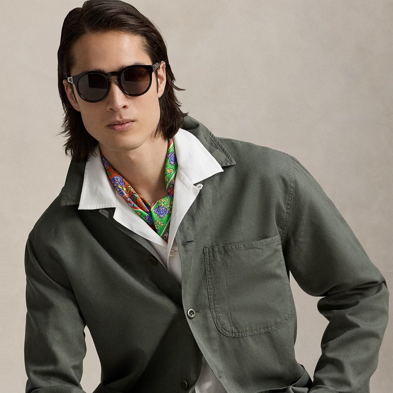 Polo Ralph Lauren Long Sleeve Sport Shirt New Olive - The Sporting Lodge