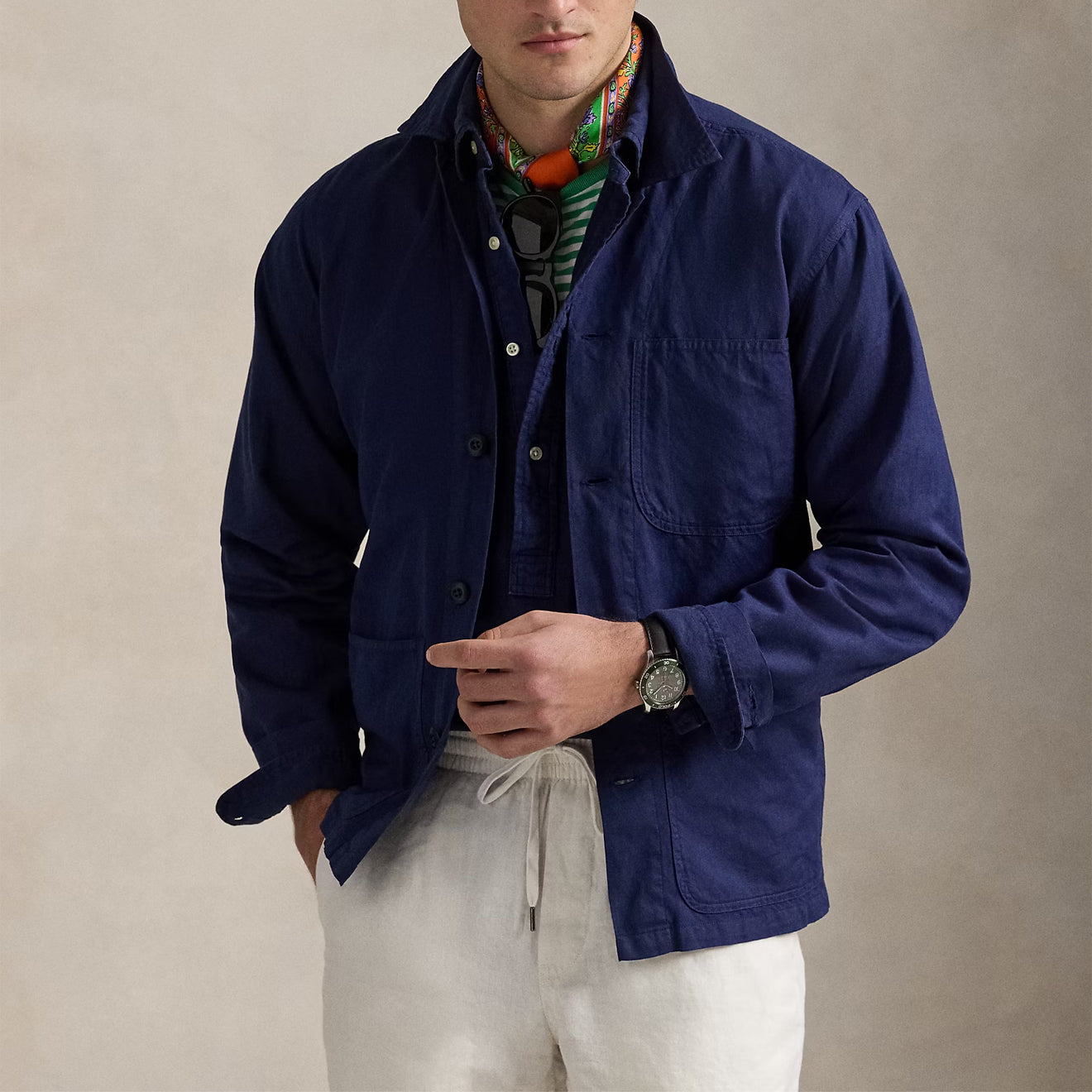 Polo Ralph Lauren Long Sleeve Sport Shirt Newport Navy