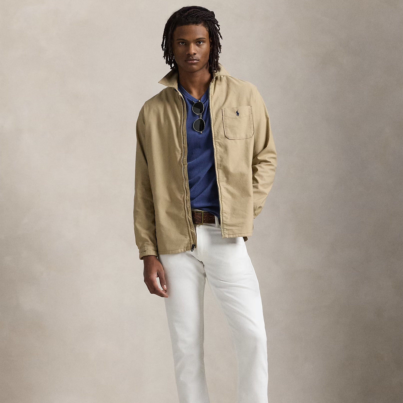 Polo Ralph Lauren Long Sleeve Sport Shirt Surrey Tan - The Sporting Lodge