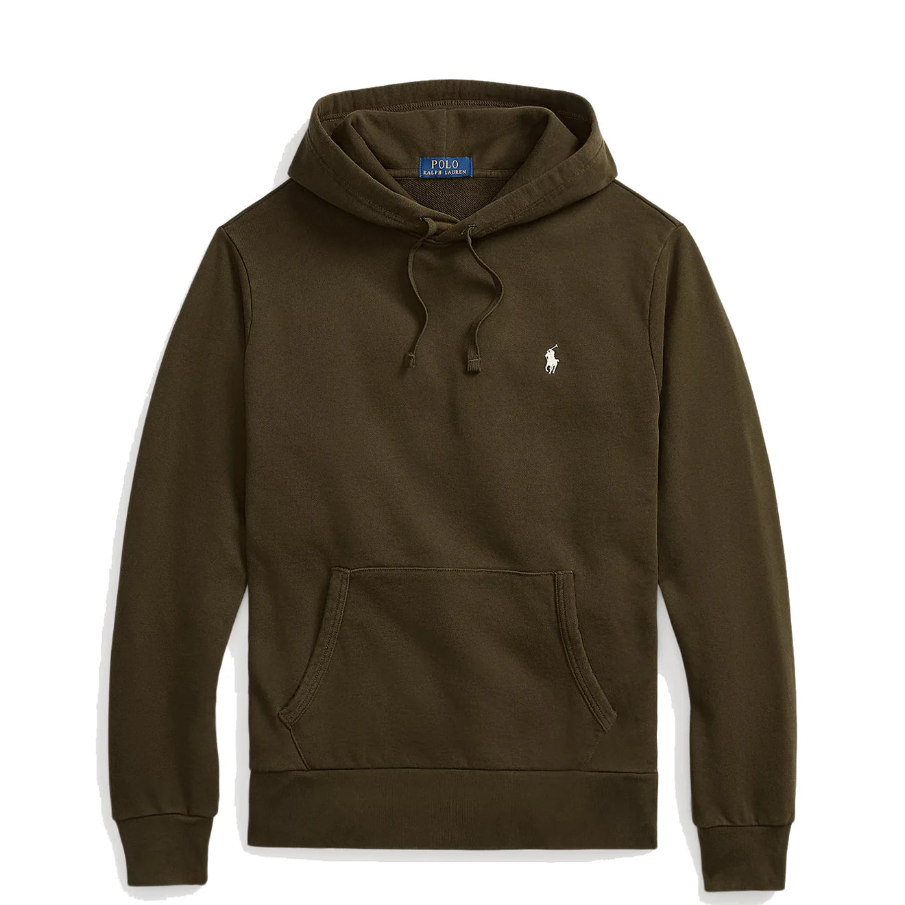 Polo Ralph Lauren Loopback Fleece Hoodie Dark Loden - The Sporting Lodge