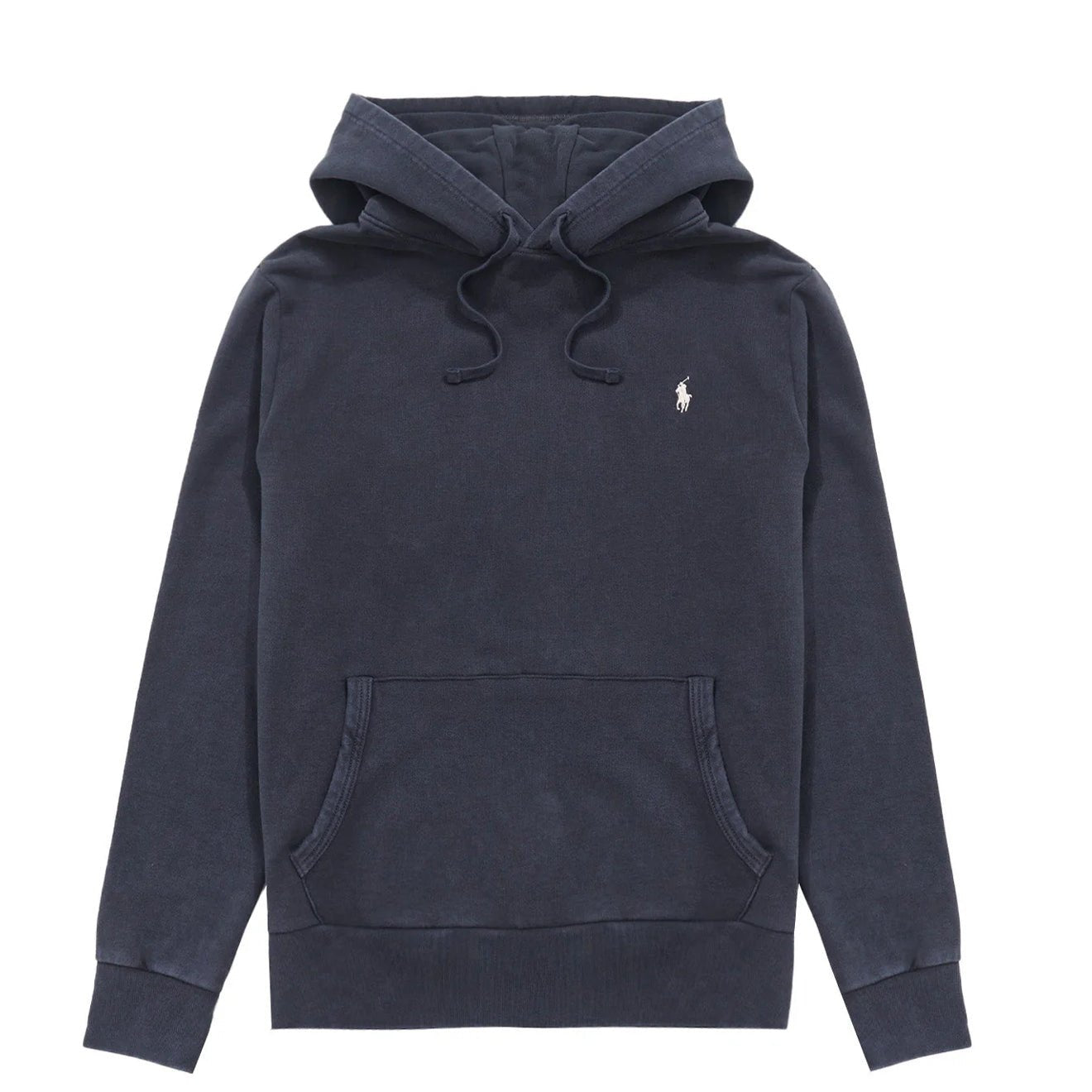 Polo Ralph Lauren Loopback Fleece Hoodie Faded Black Canvas - The Sporting Lodge