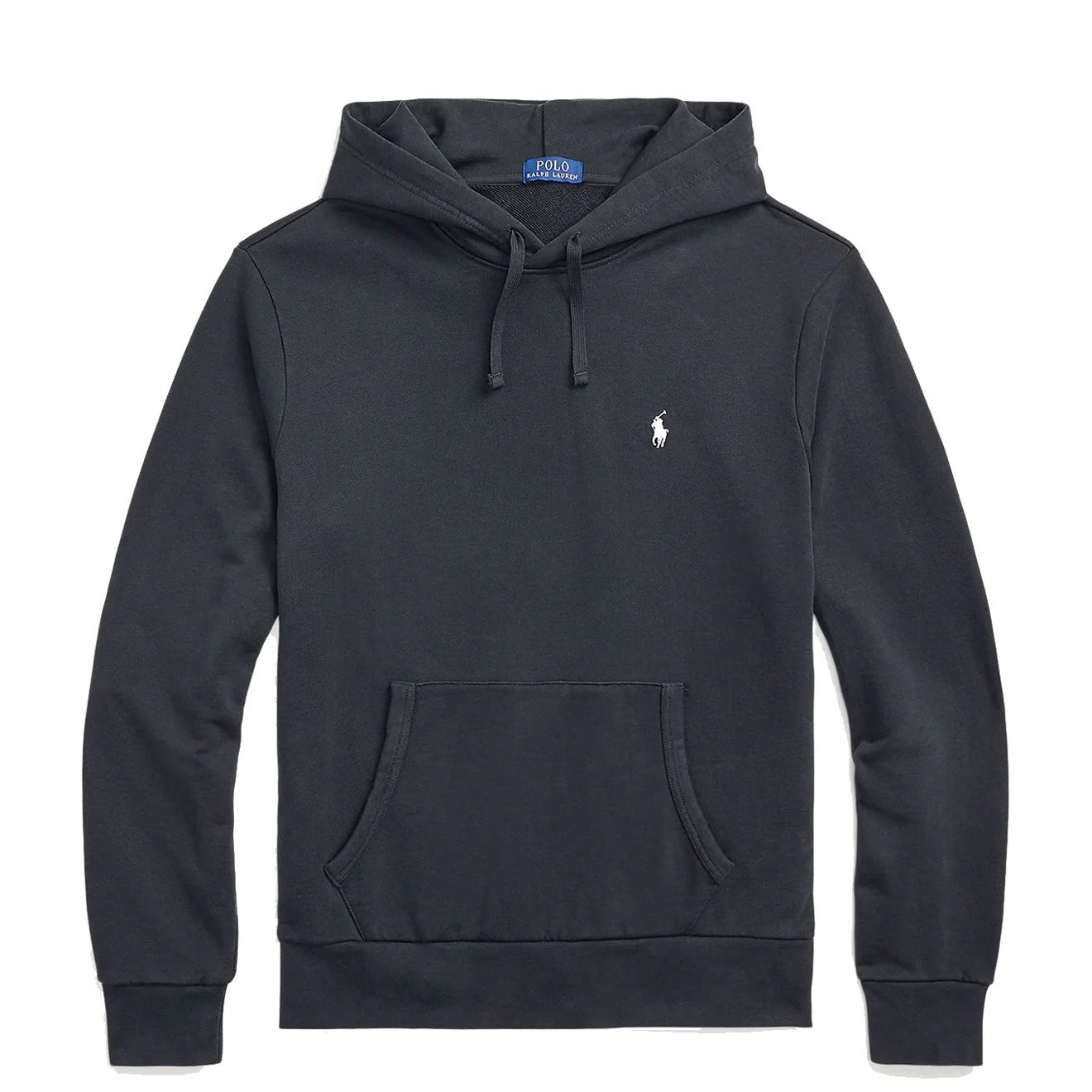 Polo Ralph Lauren Loopback Fleece Hoodie Polo Black - The Sporting Lodge