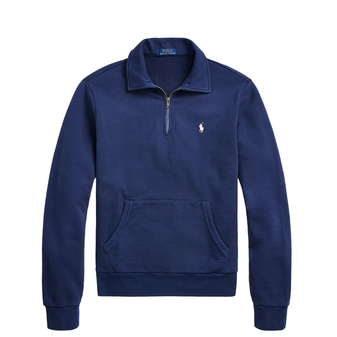 Polo Ralph Lauren Loopback Fleece Quarter-Zip Sweatshirt Cruise Navy