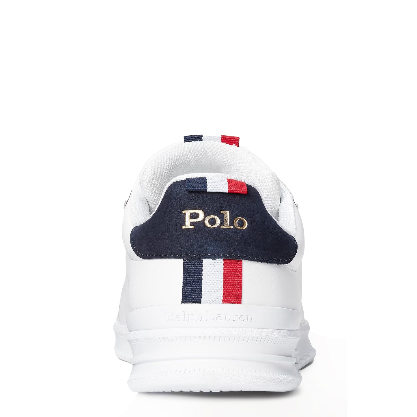 Polo Ralph Lauren Masters Court Leather White / Navy / Red - The Sporting Lodge