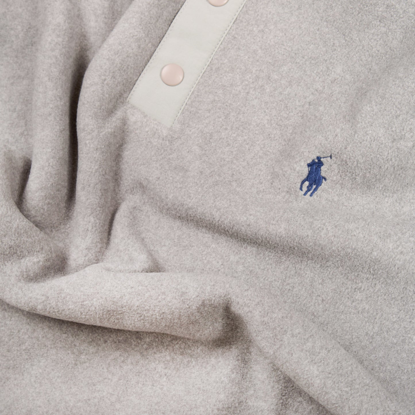 Polo Ralph Lauren Mockneck Pullover Fleece Andover Heather - The Sporting Lodge
