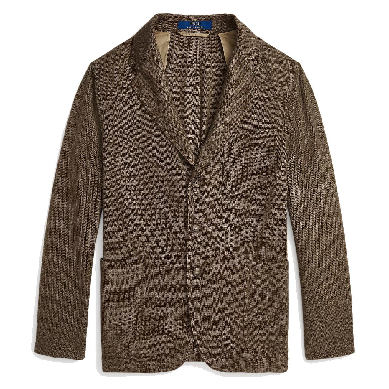 Polo Ralph Lauren Modern Herringbone Blazer Brown/Tan - The Sporting Lodge