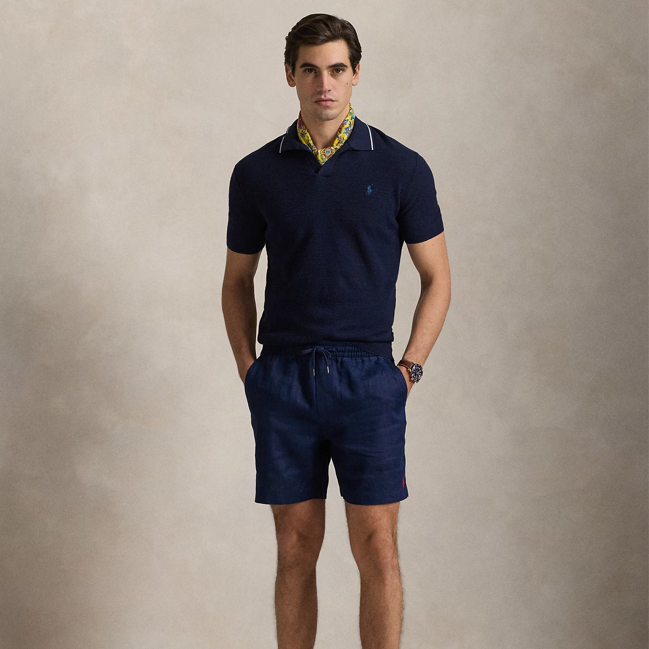 Polo Ralph Lauren Prepsters Flat Front Classic Newport Navy - The Sporting Lodge