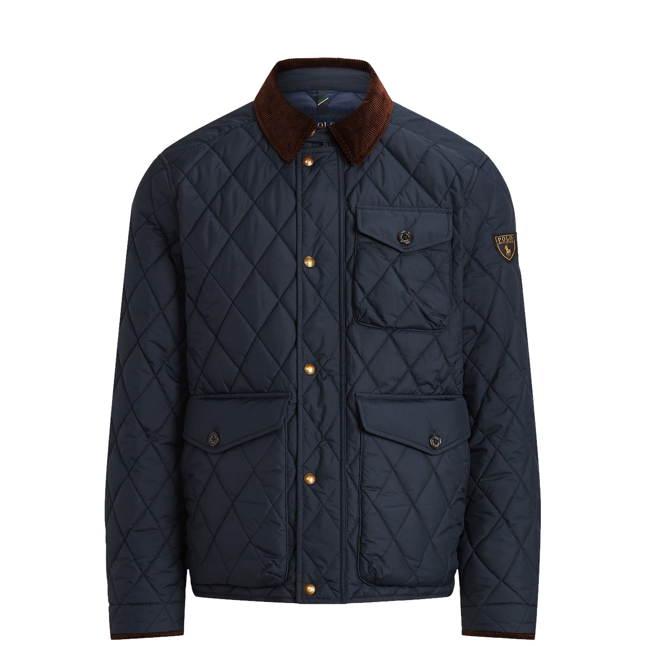Polo Ralph Lauren Quilted Beaton Field Jacket College Navy - The Sporting Lodge