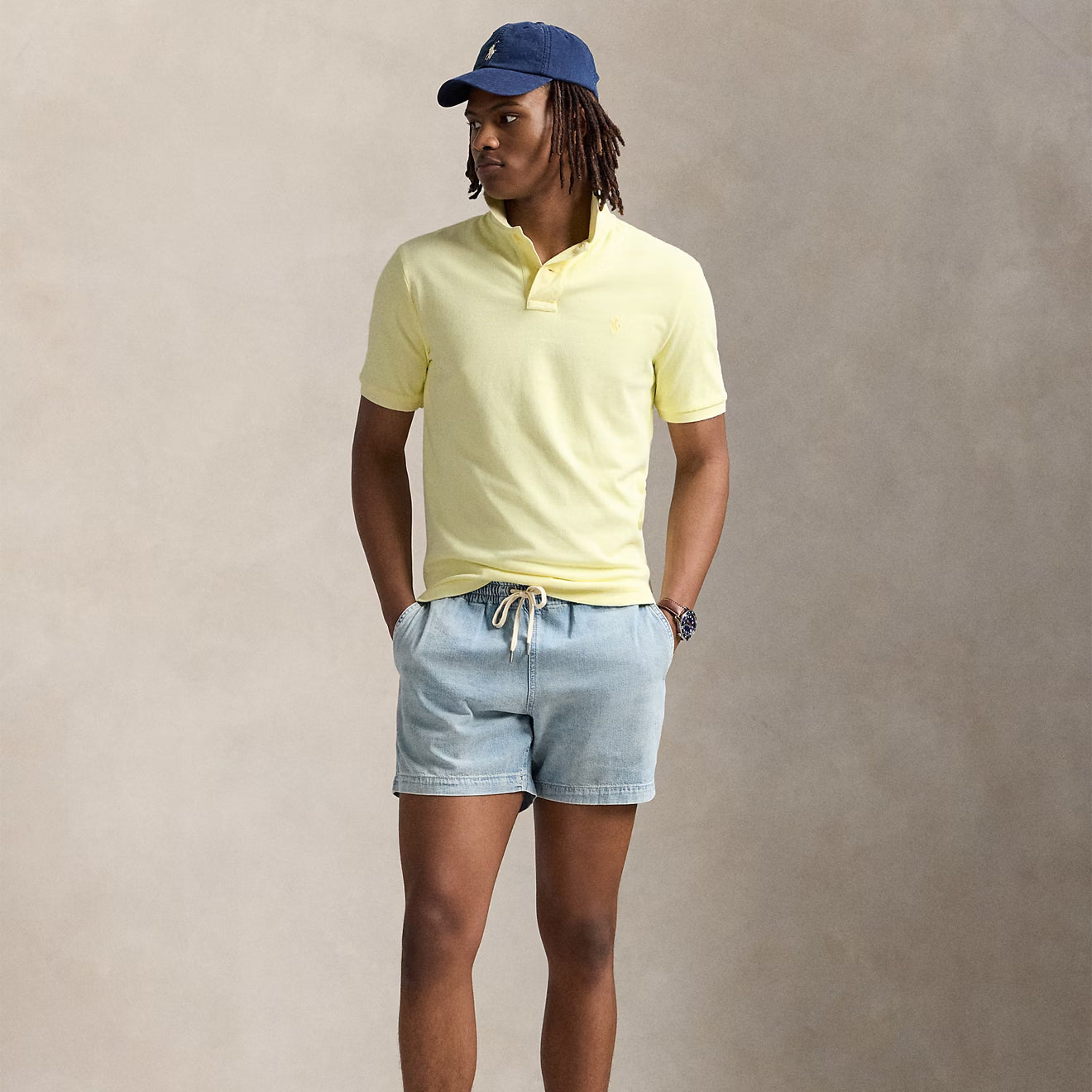 Polo Ralph Lauren Short Sleeve Polo Shirt Custom Slim Lime - The Sporting Lodge