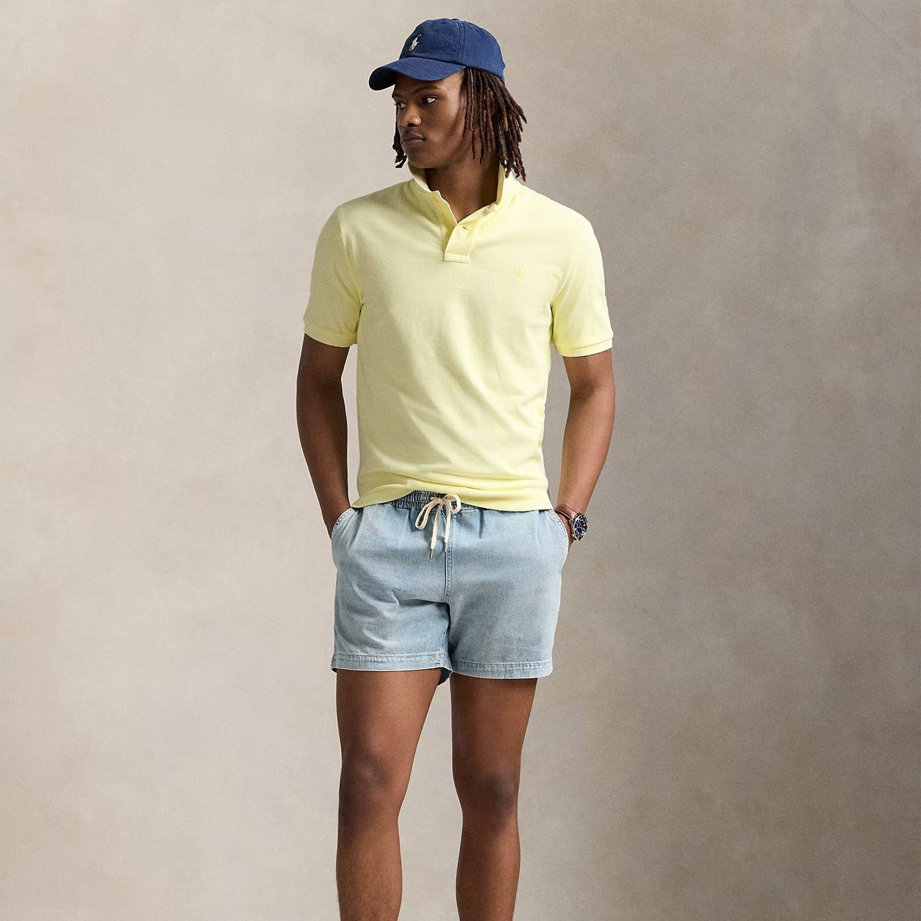 Polo Ralph Lauren Short Sleeve Polo Shirt Custom Slim Lime - The Sporting Lodge