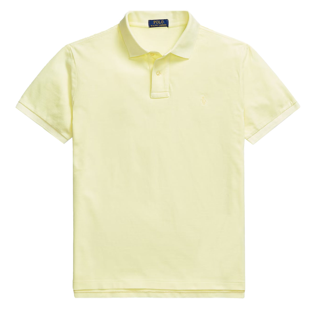 Polo Ralph Lauren Short Sleeve Polo Shirt Custom Slim Lime - The Sporting Lodge
