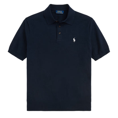 Polo Ralph Lauren Short Sleeve Pullover Standard Hunter Navy - The Sporting Lodge