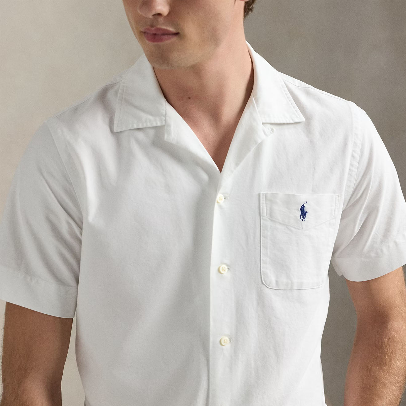 Polo Ralph Lauren Short Sleeve Sport Shirt Classic White - The Sporting Lodge