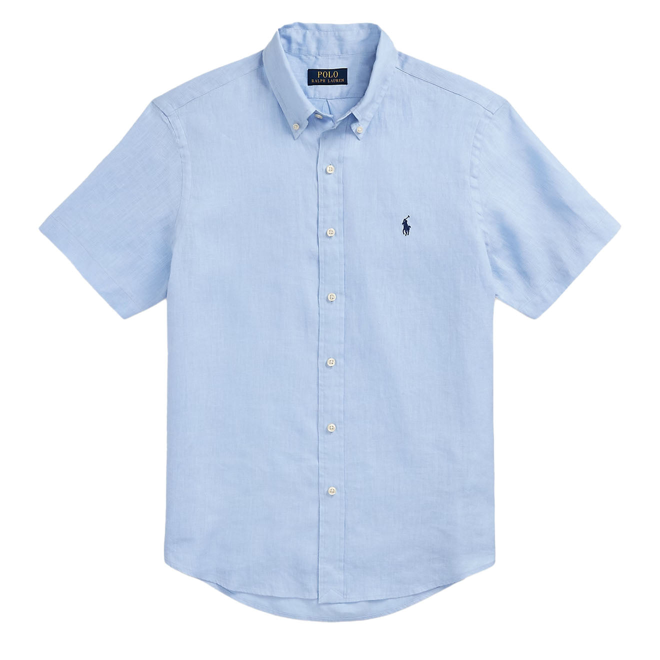Polo Ralph Lauren Short Sleeve Sport Shirt Custom Office Blue - The Sporting Lodge