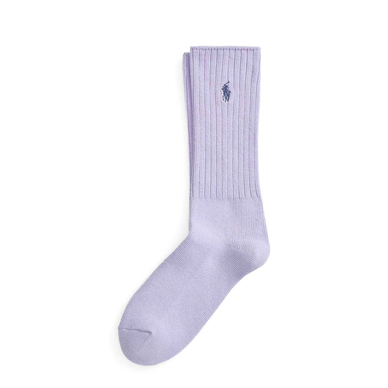Polo Ralph Lauren Signature Pony Cotton-Blend Crew Socks Flower Purple